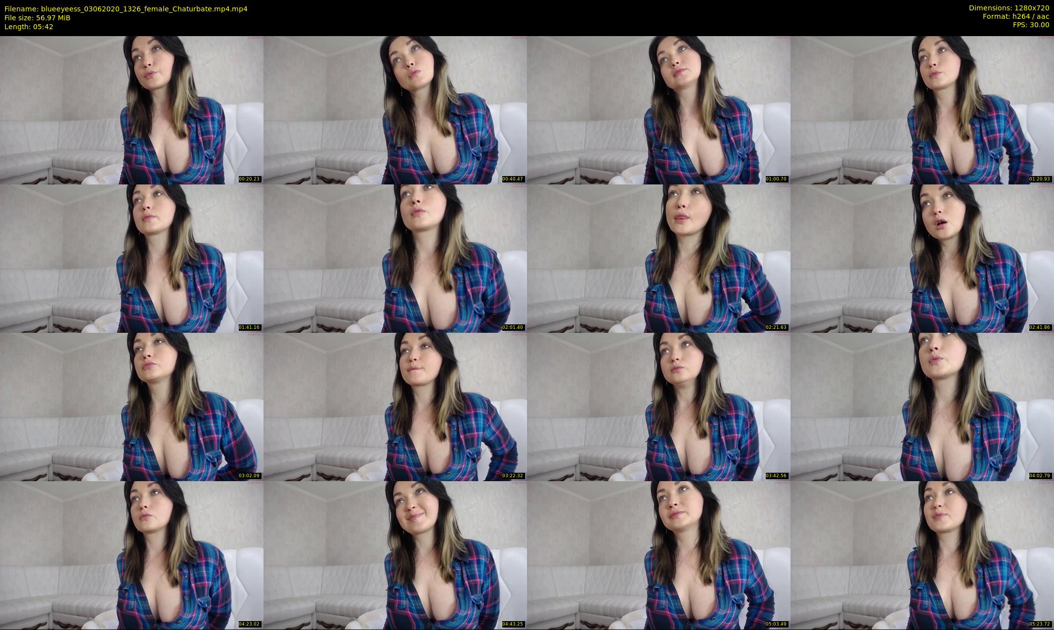blueeyeess — 6 minute Chaturbate female cam show recording, 720p, Jun 3, 2020