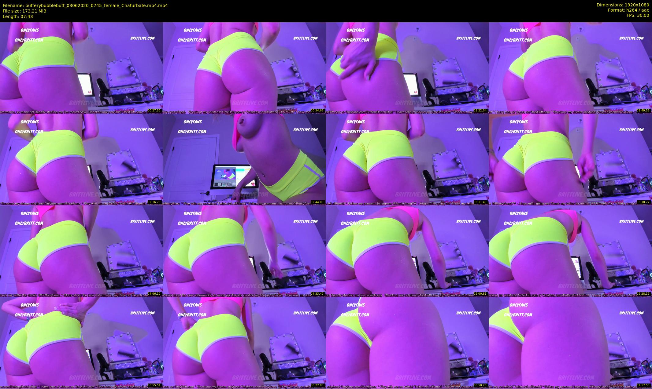 butterybubblebutt — 8 minute Chaturbate couple cam show recording, 1080p, Jun 3, 2020