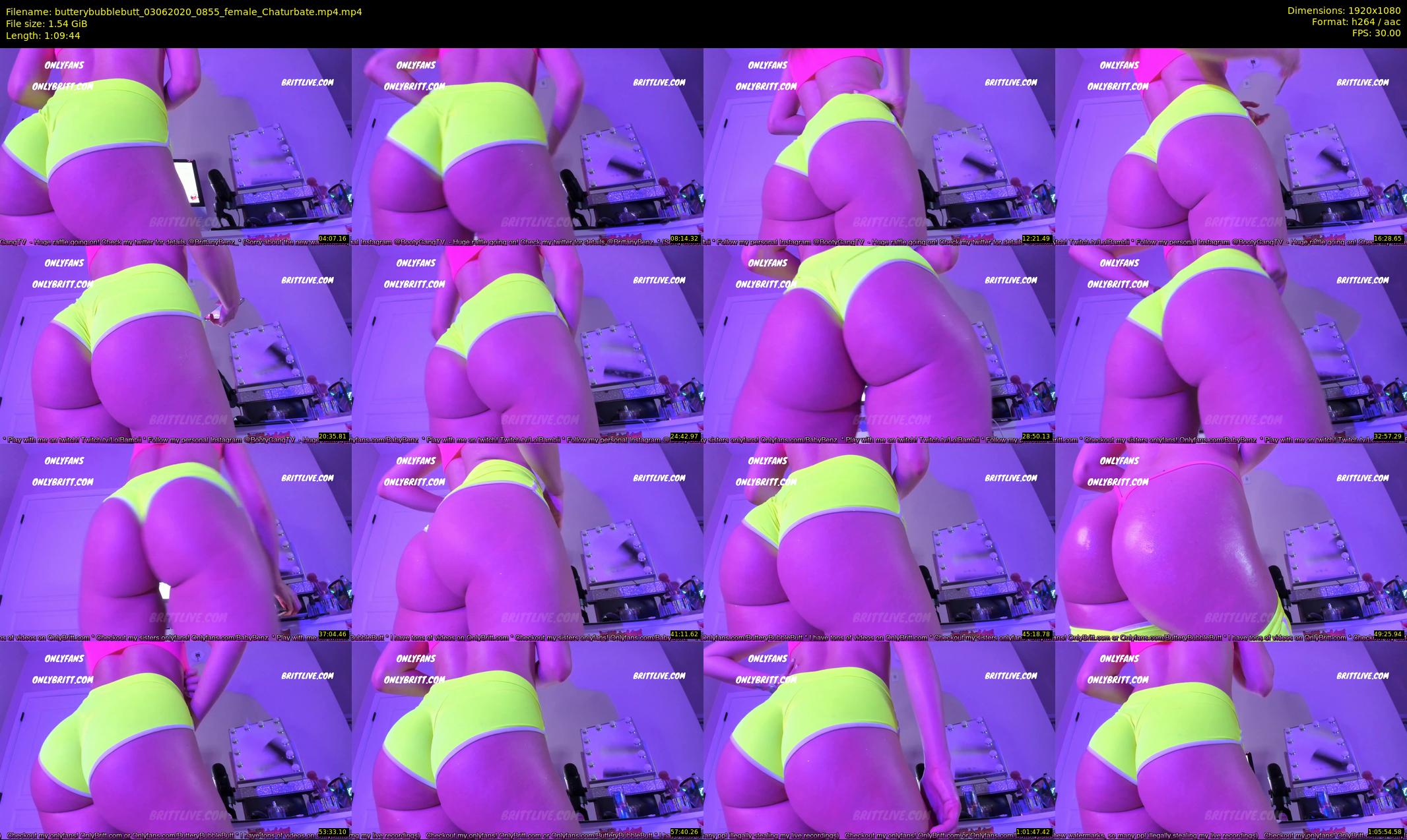 butterybubblebutt — 70 minute Chaturbate couple cam show recording, 1080p, Jun 3, 2020