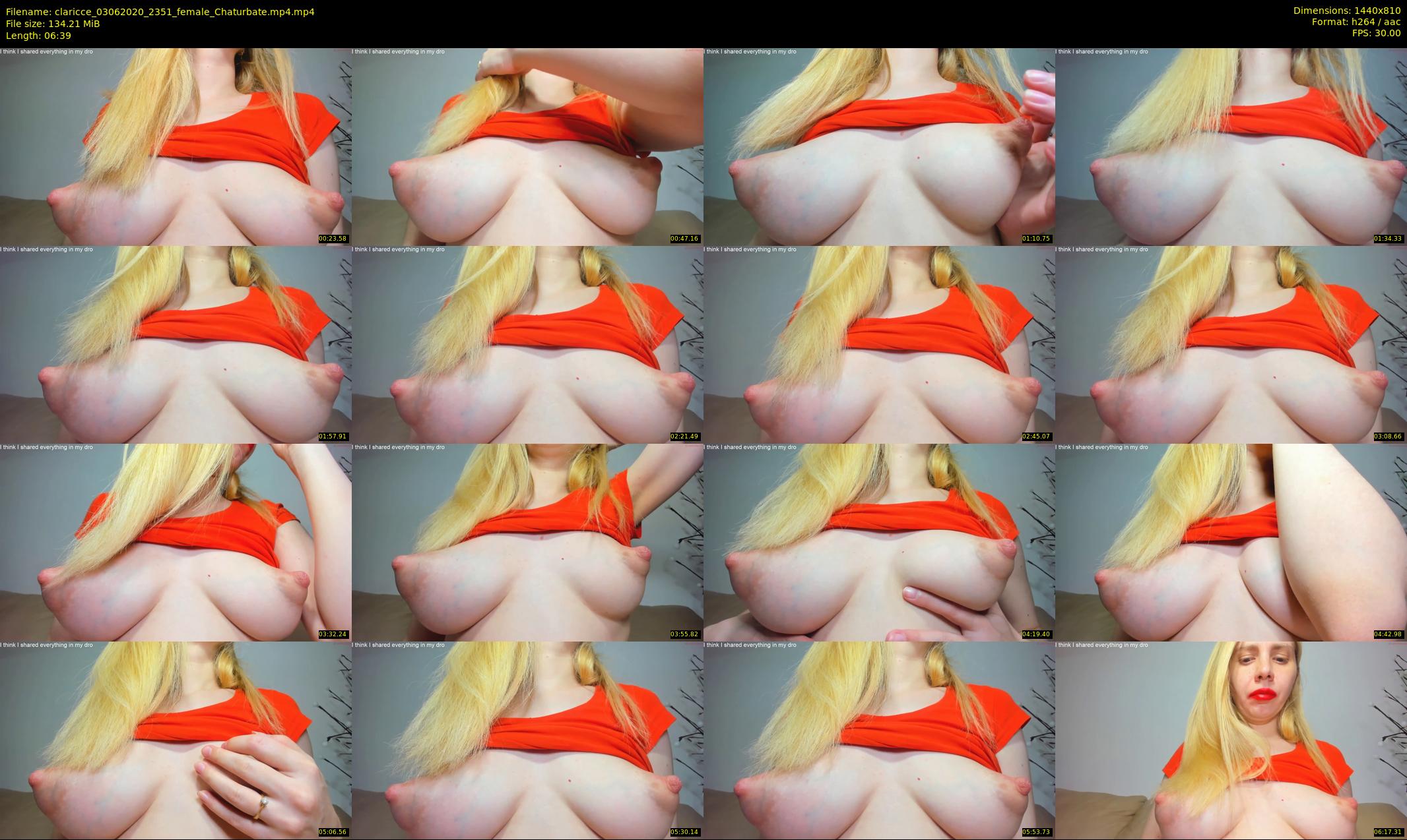claricce — 7 minute Chaturbate female cam show recording, 720p, Jun 3, 2020