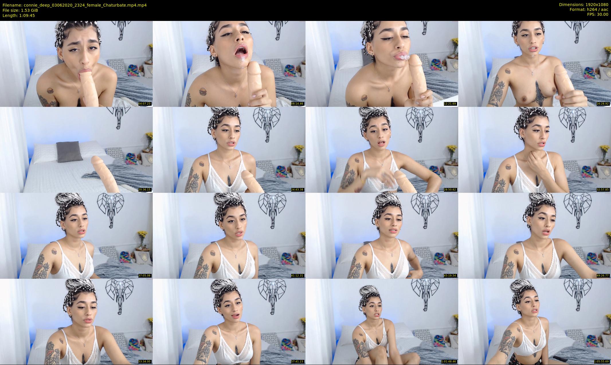 connie_deep — 70 minute Chaturbate female cam show recording, 1080p, Jun 3, 2020