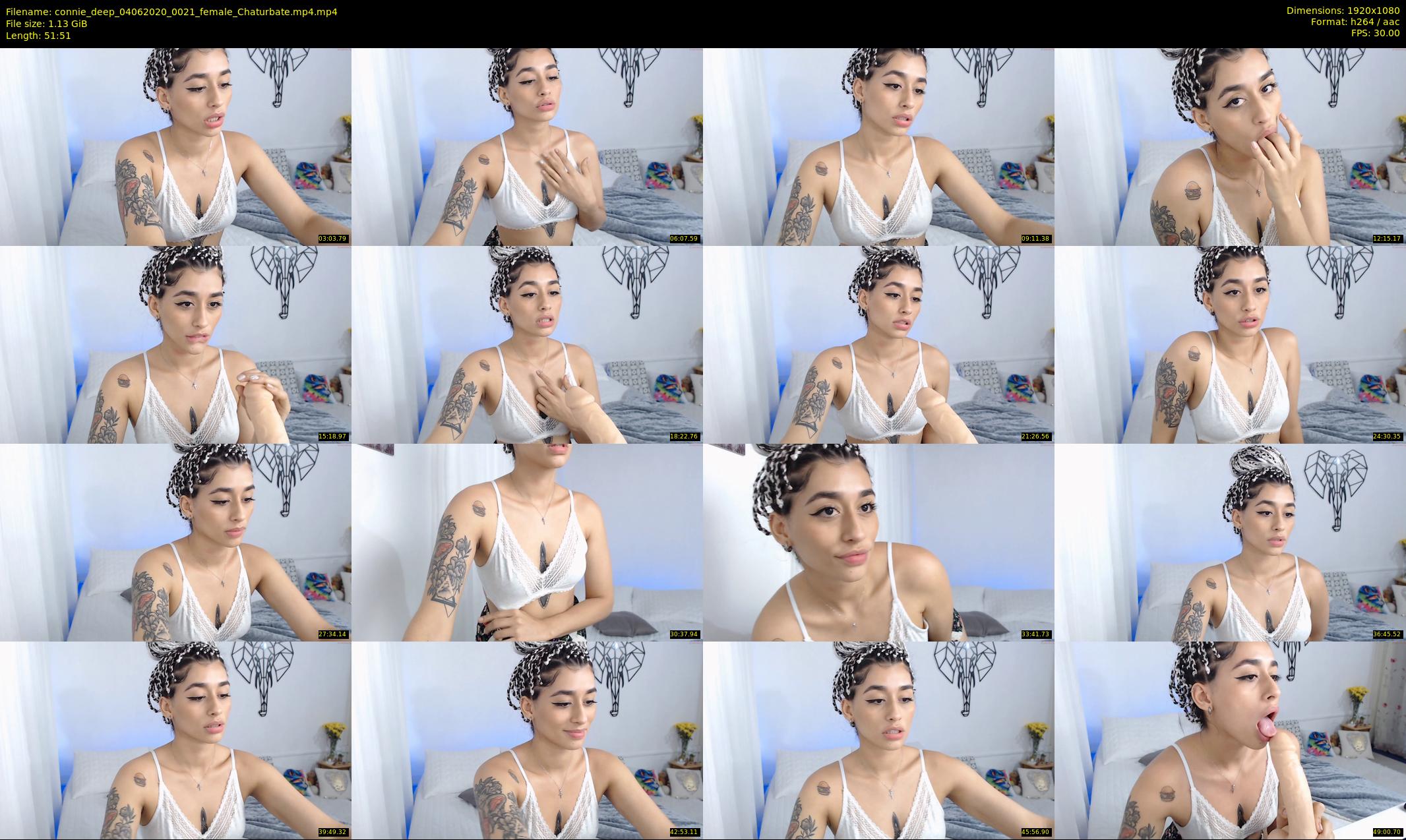 connie_deep — 52 minute Chaturbate female cam show recording, 1080p, Jun 4, 2020