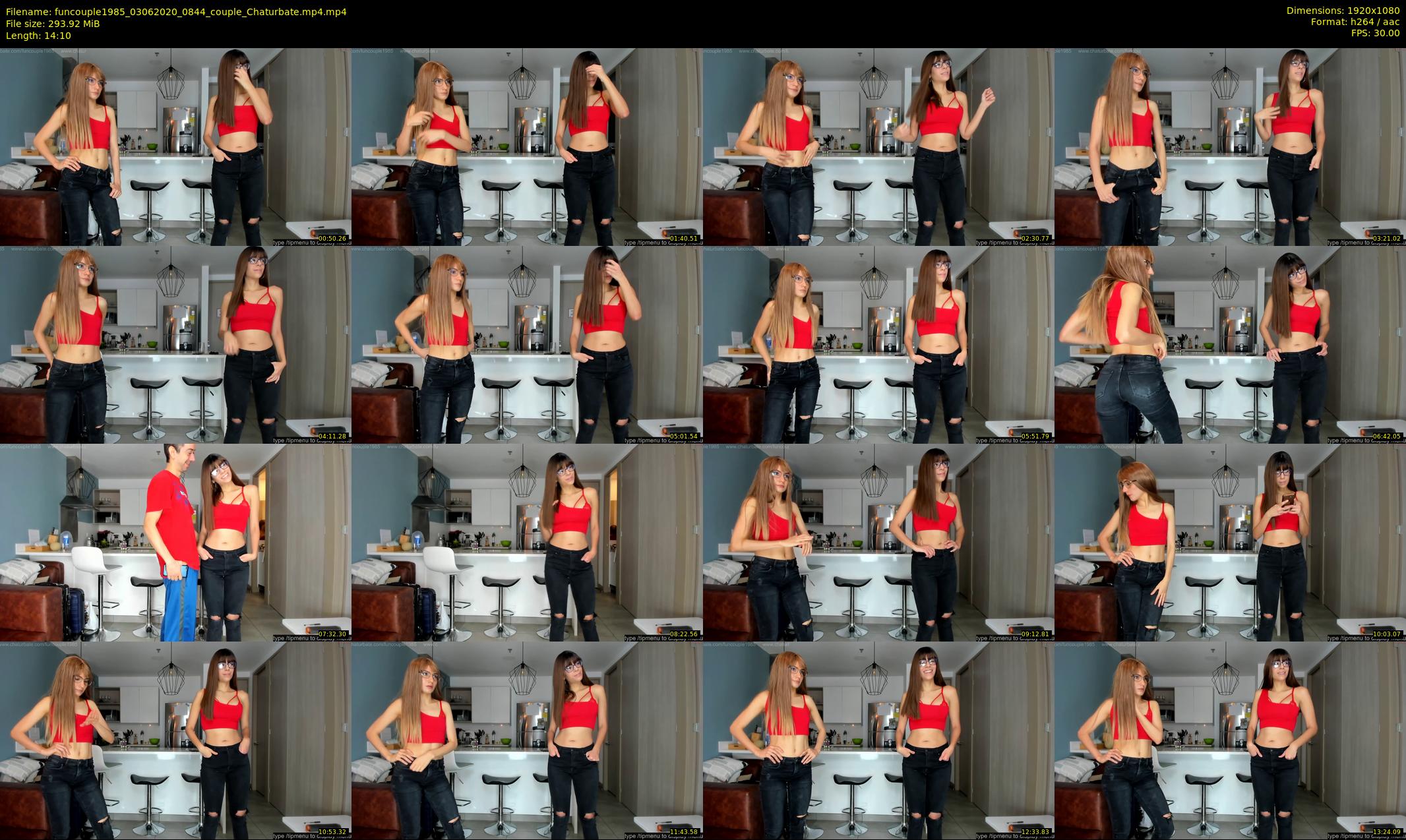 funcouple1985 — 15 minute Chaturbate couple cam show recording, 1080p, Jun 3, 2020