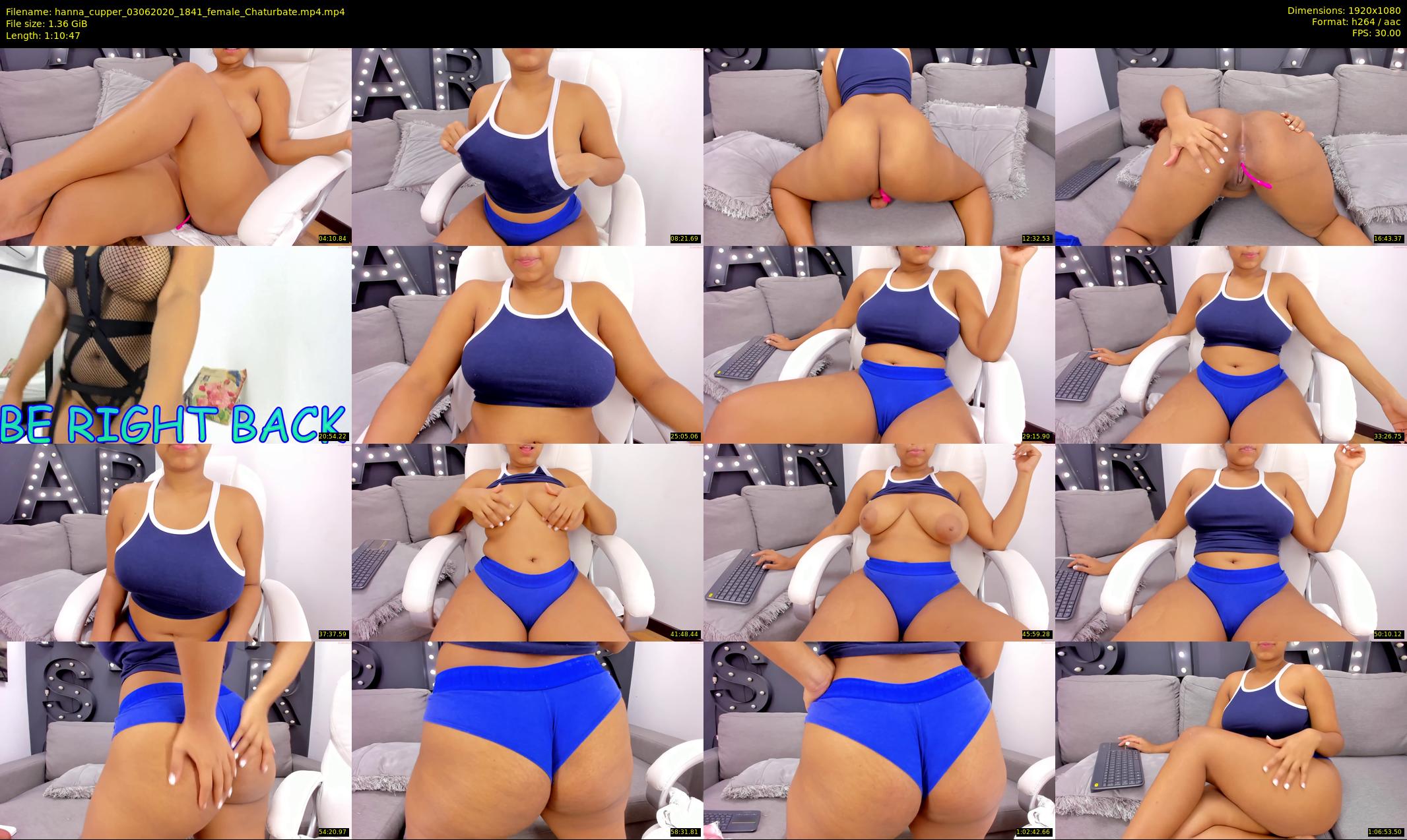 hanna_cupper — 71 minute Chaturbate female cam show recording, 1080p, Jun 3, 2020