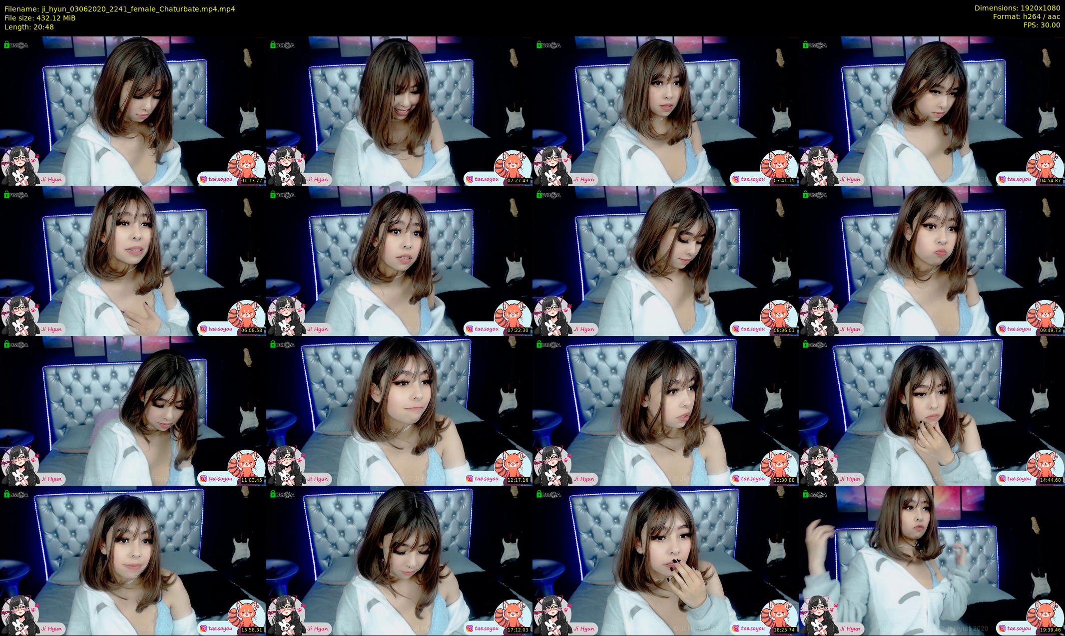ji_hyun — 21 minute Chaturbate female cam show recording, 1080p, Jun 3, 2020