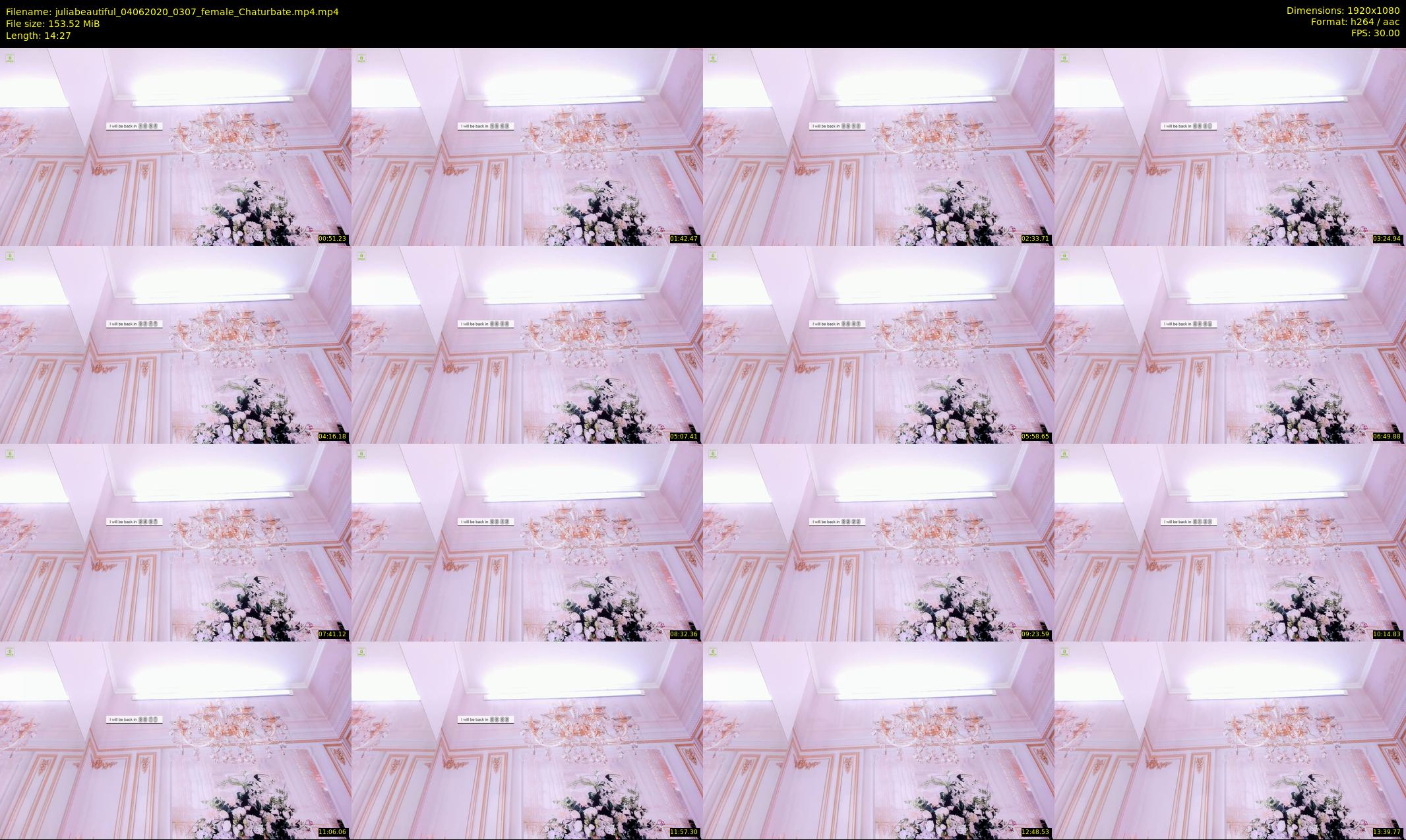 juliabeautiful — 15 minute Chaturbate female cam show recording, 1080p, Jun 4, 2020