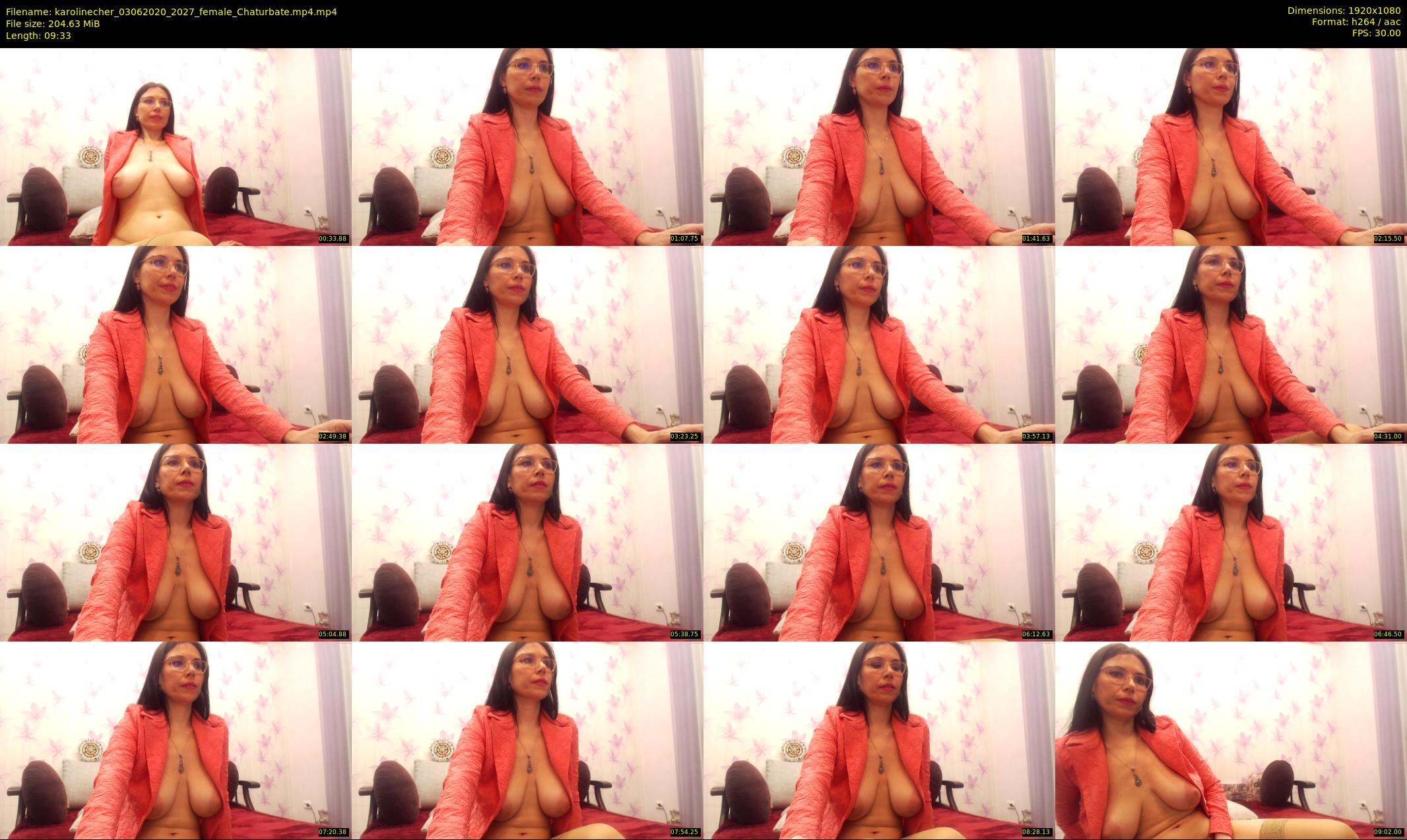 karolinecher — 10 minute Chaturbate female cam show recording, 1080p, Jun 3, 2020