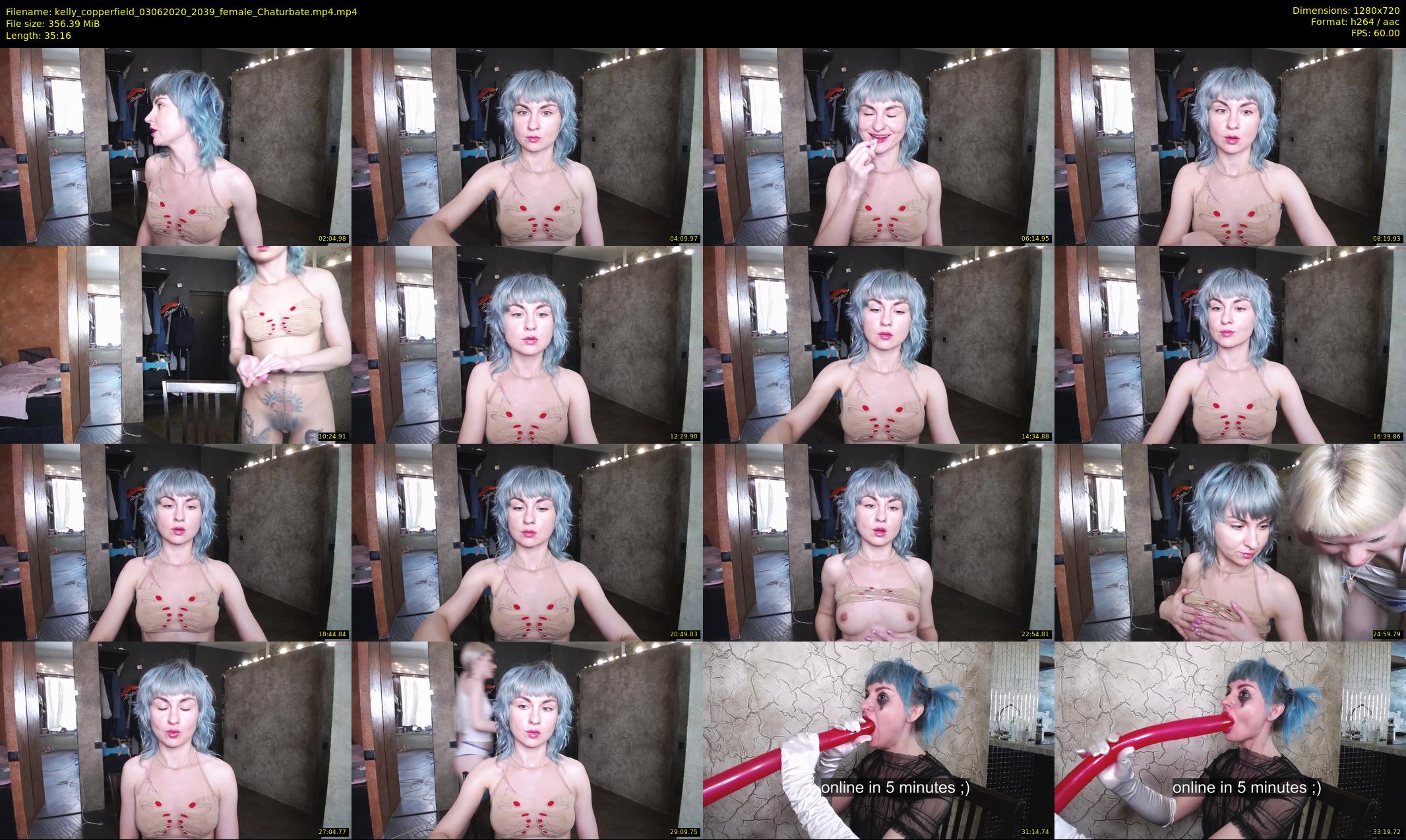 kelly_copperfield — 36 minute Chaturbate female cam show recording, 720p, Jun 3, 2020