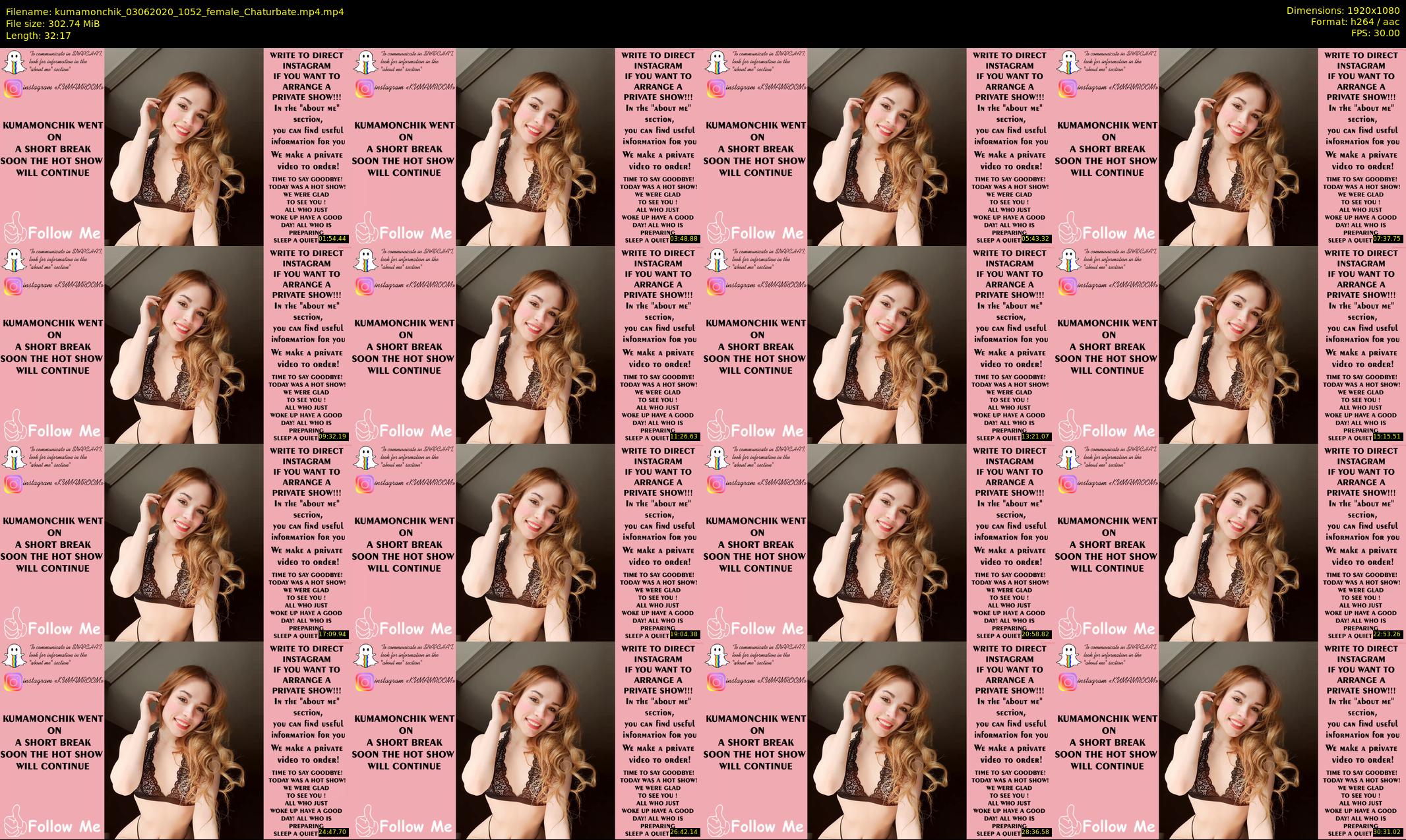 kumamonchik — 33 minute Chaturbate couple cam show recording, 1080p, Jun 3, 2020