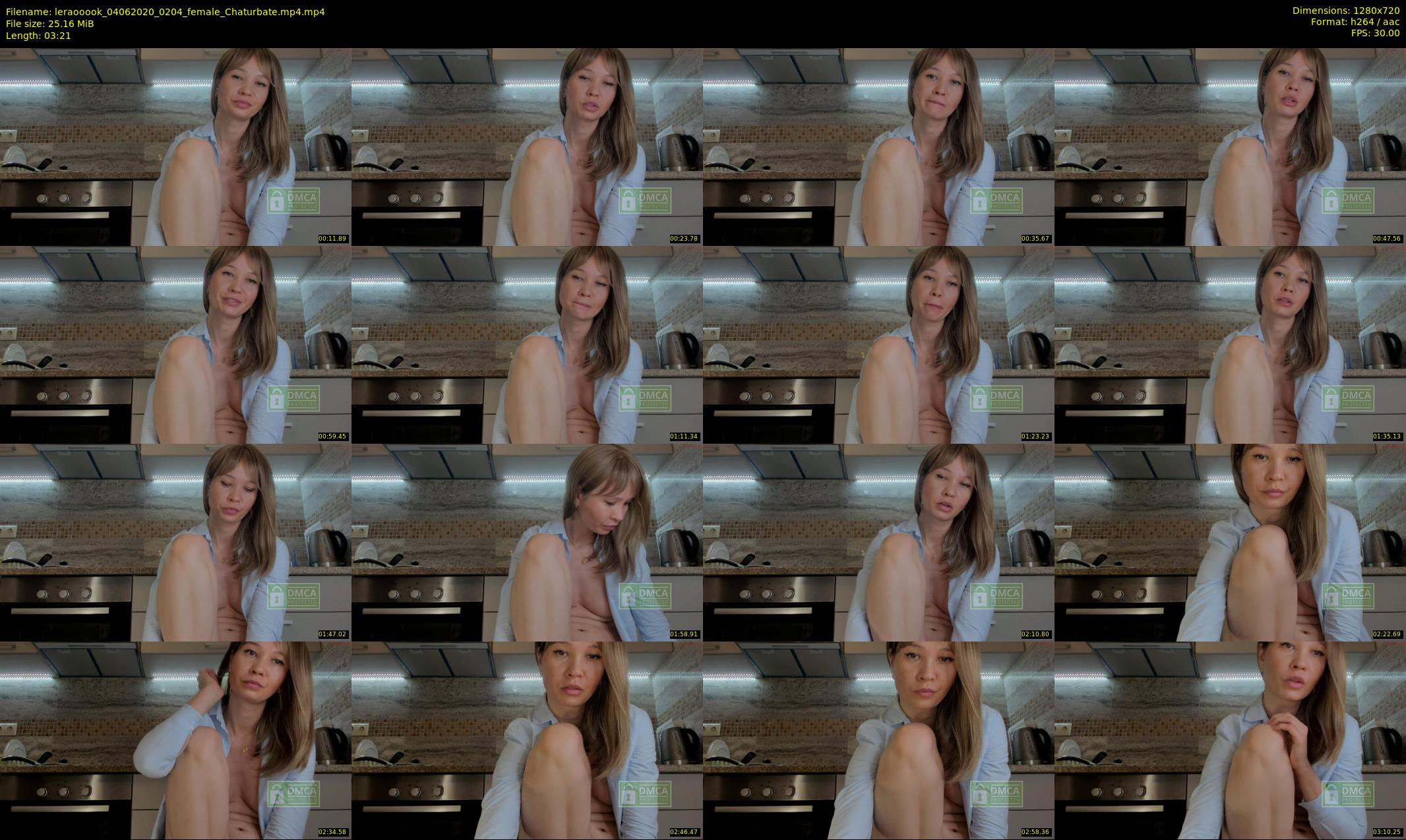 leraooook — 4 minute Chaturbate female cam show recording, 720p, Jun 4, 2020