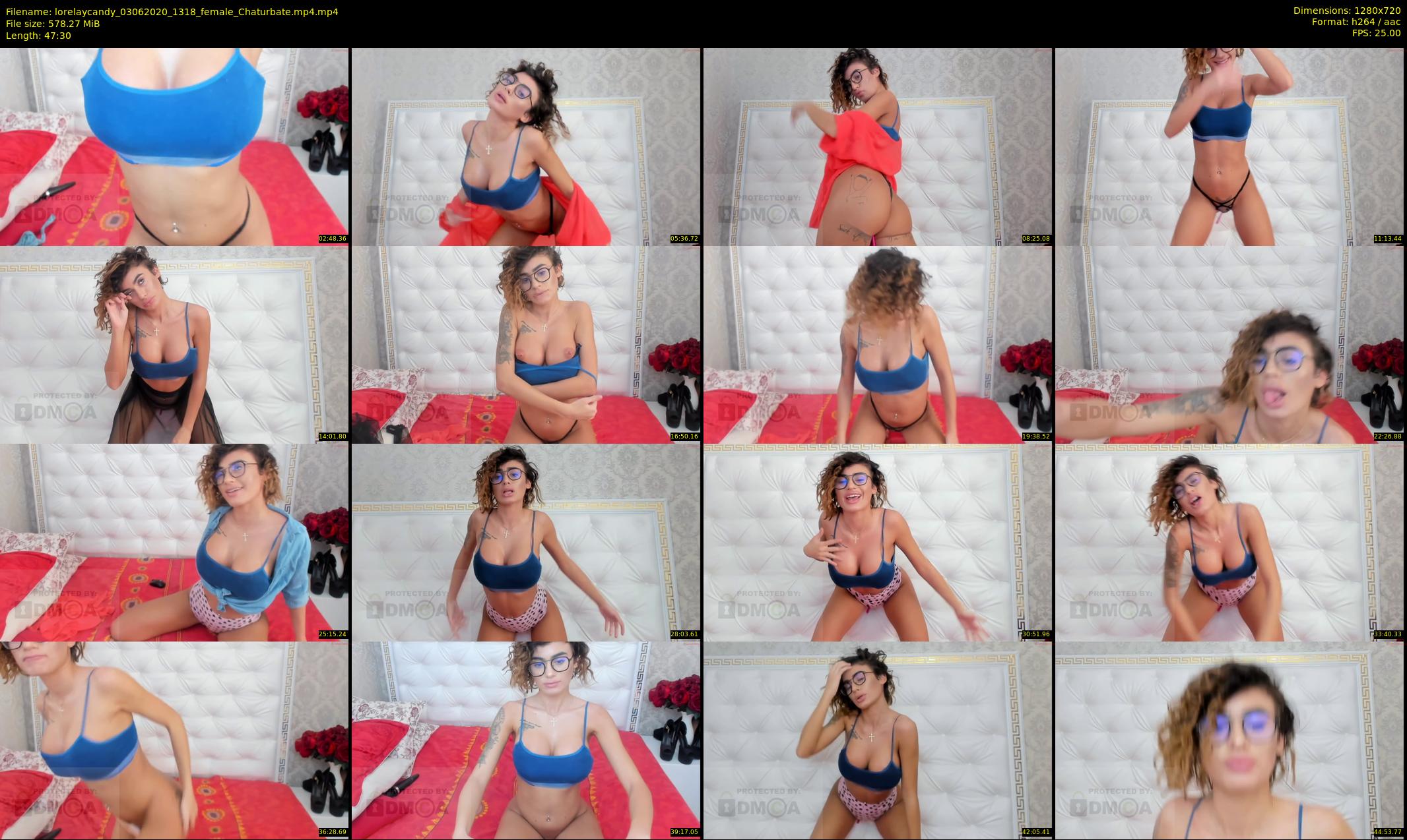 lorelaycandy — 48 minute Chaturbate female cam show recording, 720p, Jun 3, 2020