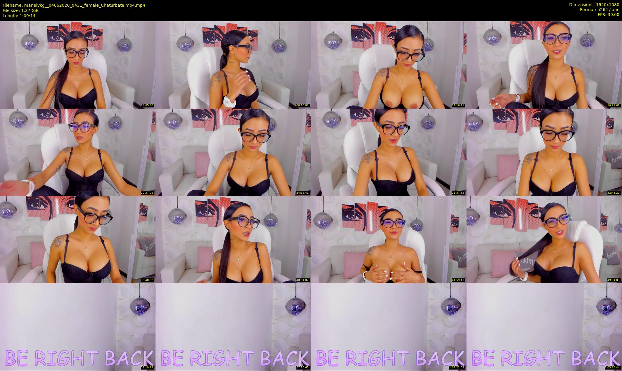 manelykg_ — 70 minute Chaturbate female cam show recording, 1080p, Jun 4, 2020