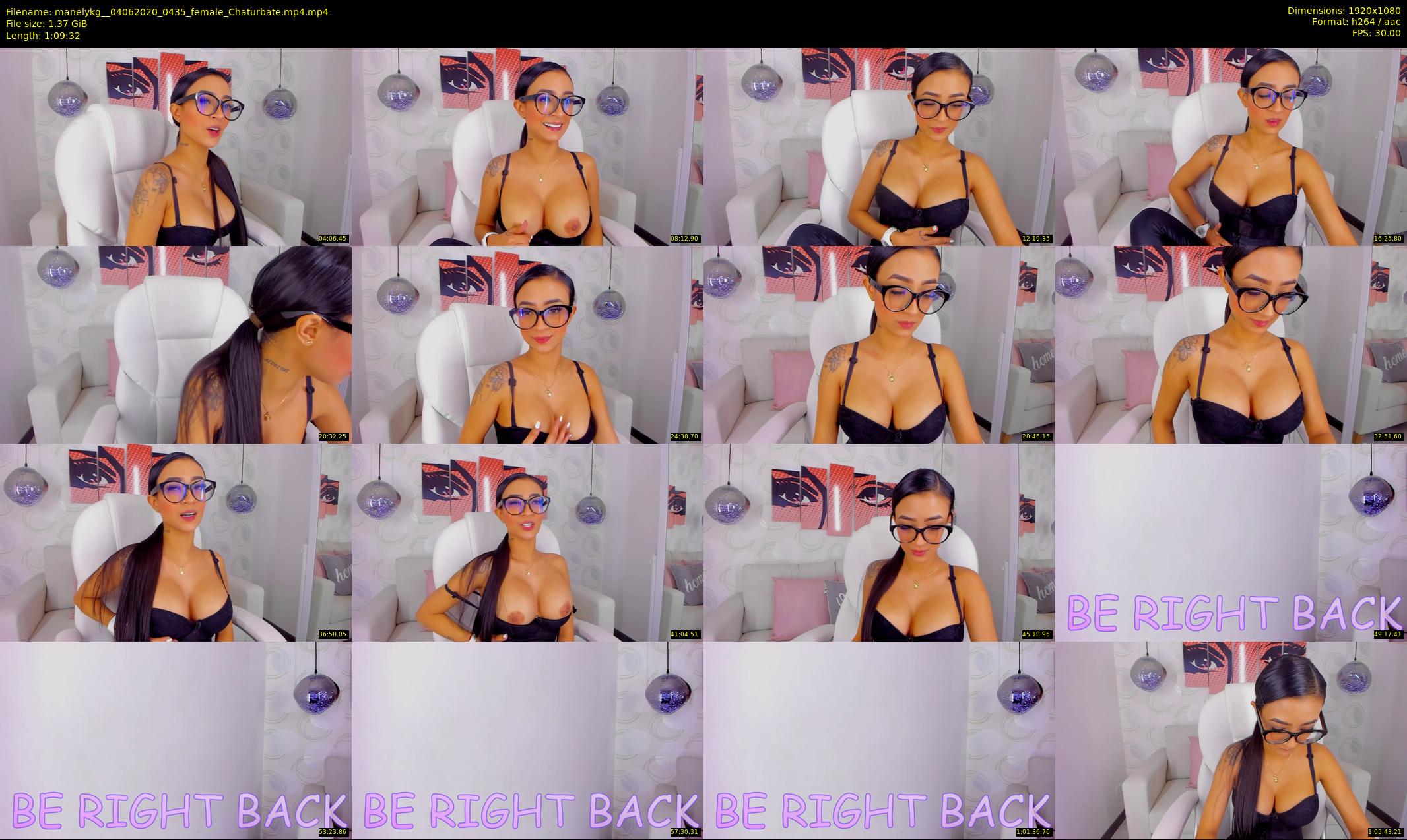 manelykg_ — 70 minute Chaturbate female cam show recording, 1080p, Jun 4, 2020