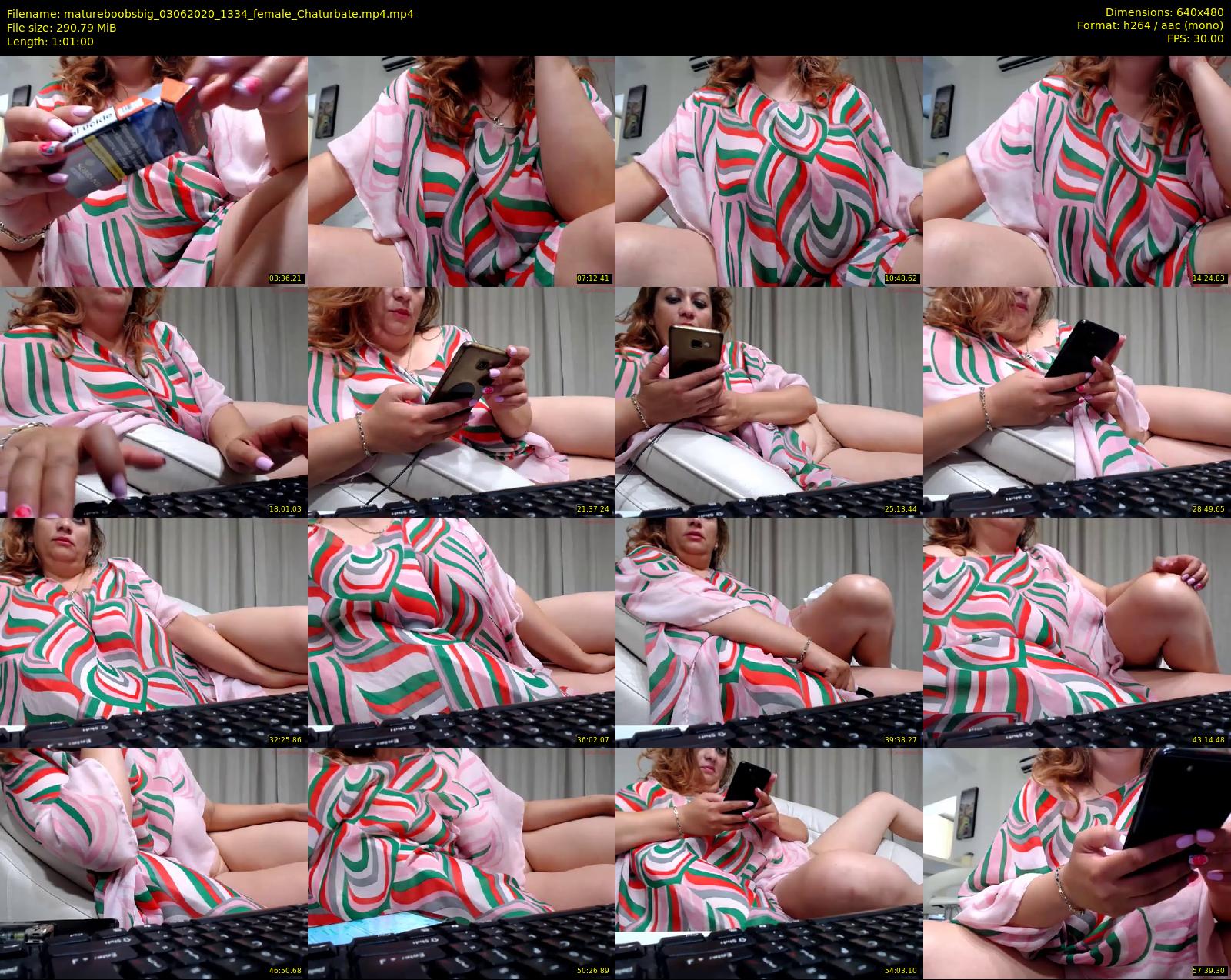 matureboobsbig — 61 minute Chaturbate female cam show recording, 480p, Jun 3, 2020