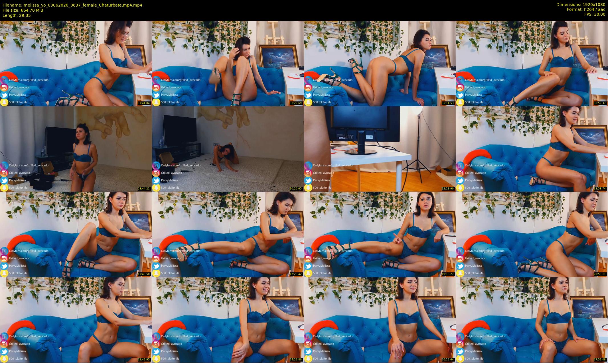 melissa_yo — 30 minute Chaturbate female cam show recording, 1080p, Jun 3, 2020