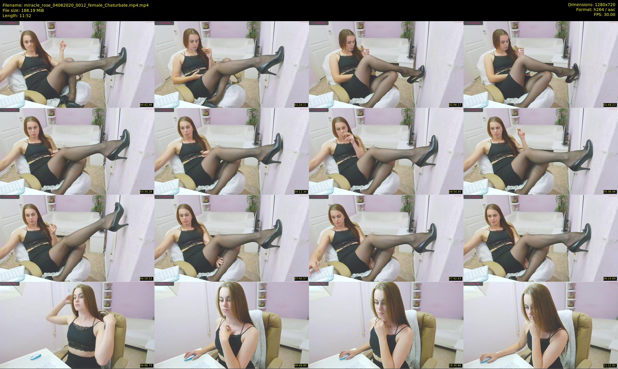 miracle_rose — 12 minute Chaturbate female cam show recording, 720p, Jun 4, 2020