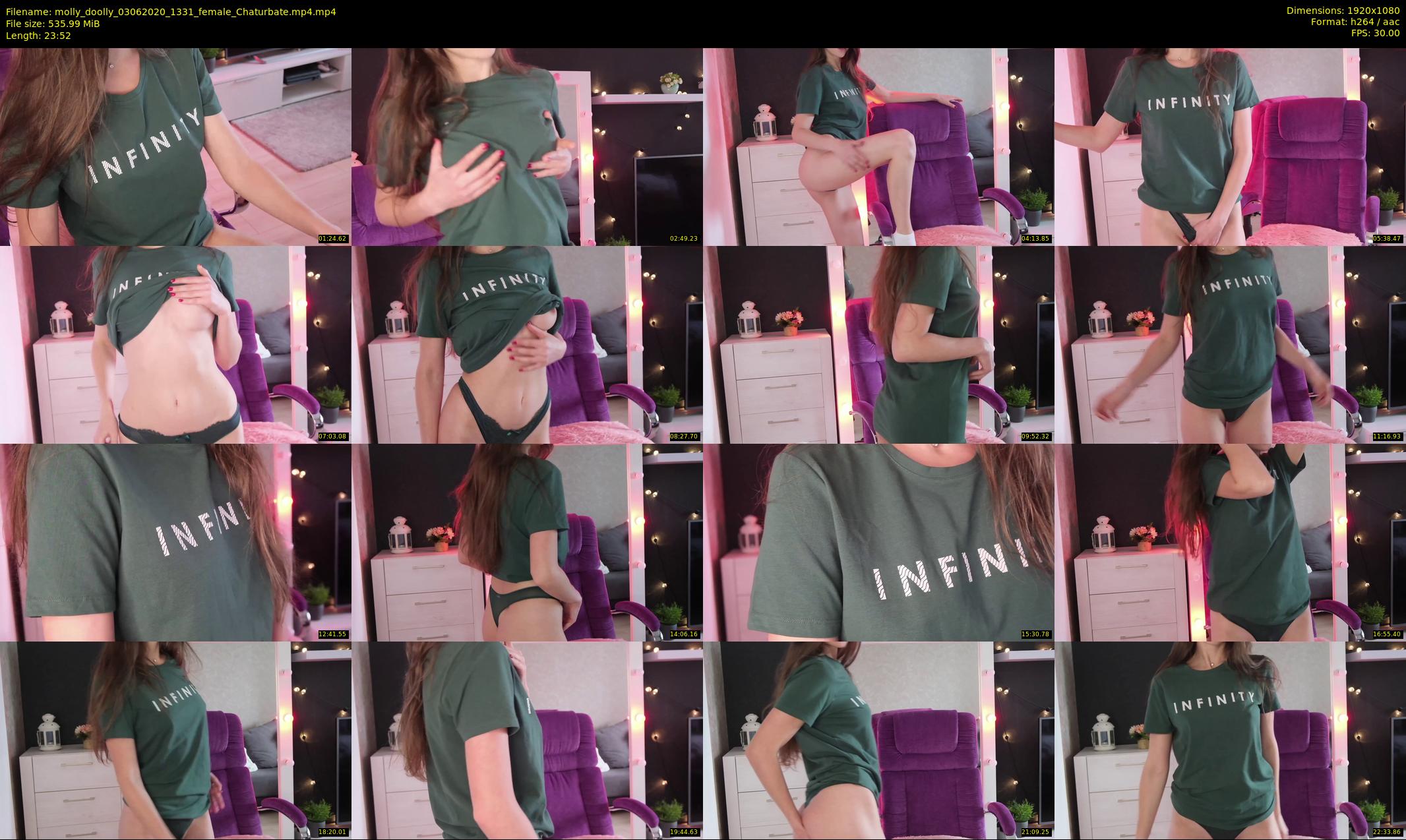 molly_doolly — 24 minute Chaturbate female cam show recording, 1080p, Jun 3, 2020