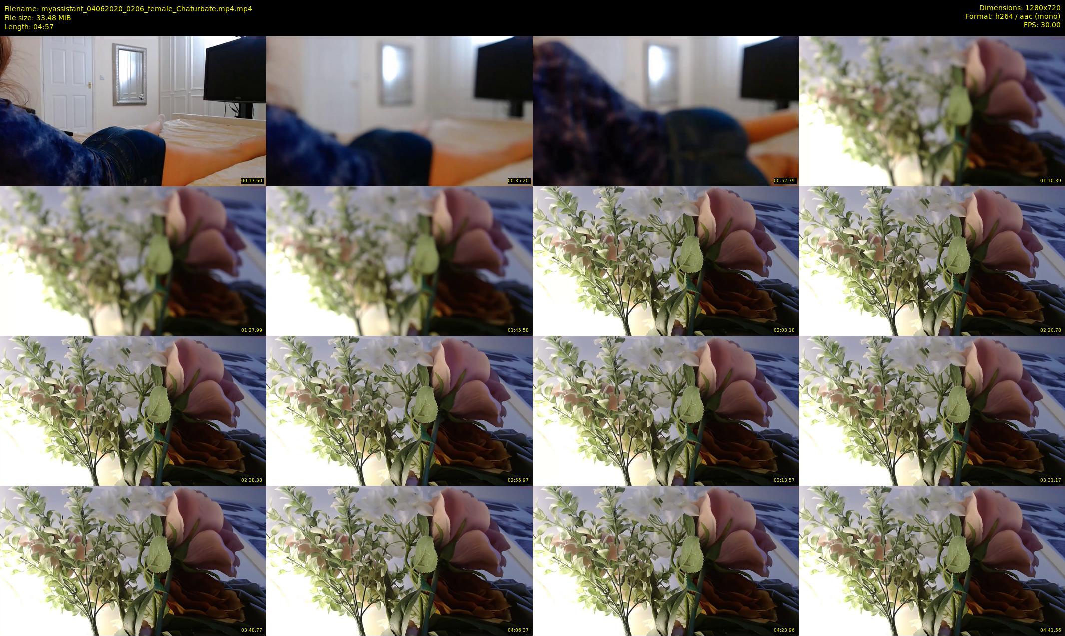 myassistant — 5 minute Chaturbate female cam show recording, 720p, Jun 4, 2020