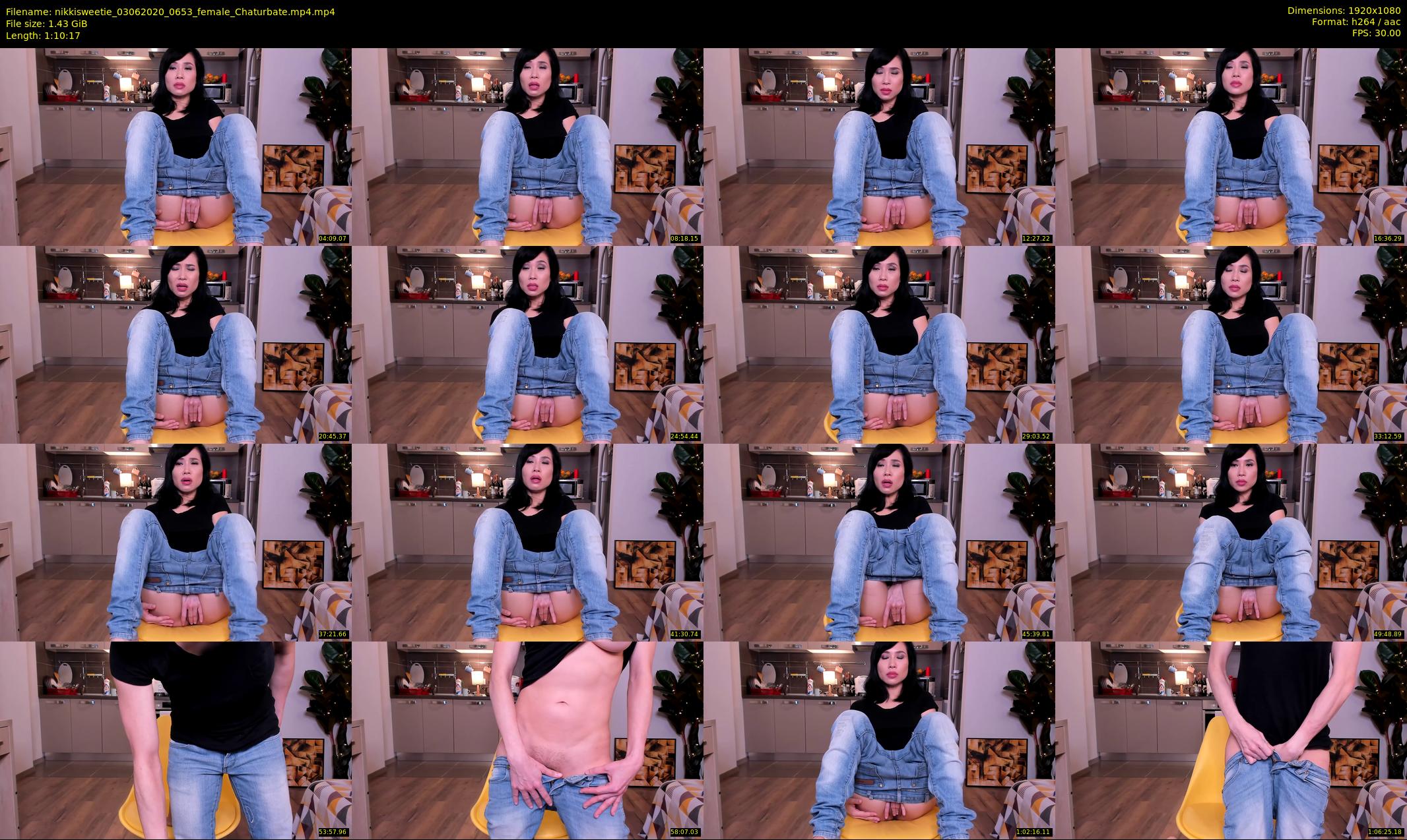 nikkisweetie — 71 minute Chaturbate female cam show recording, 1080p, Jun 3, 2020