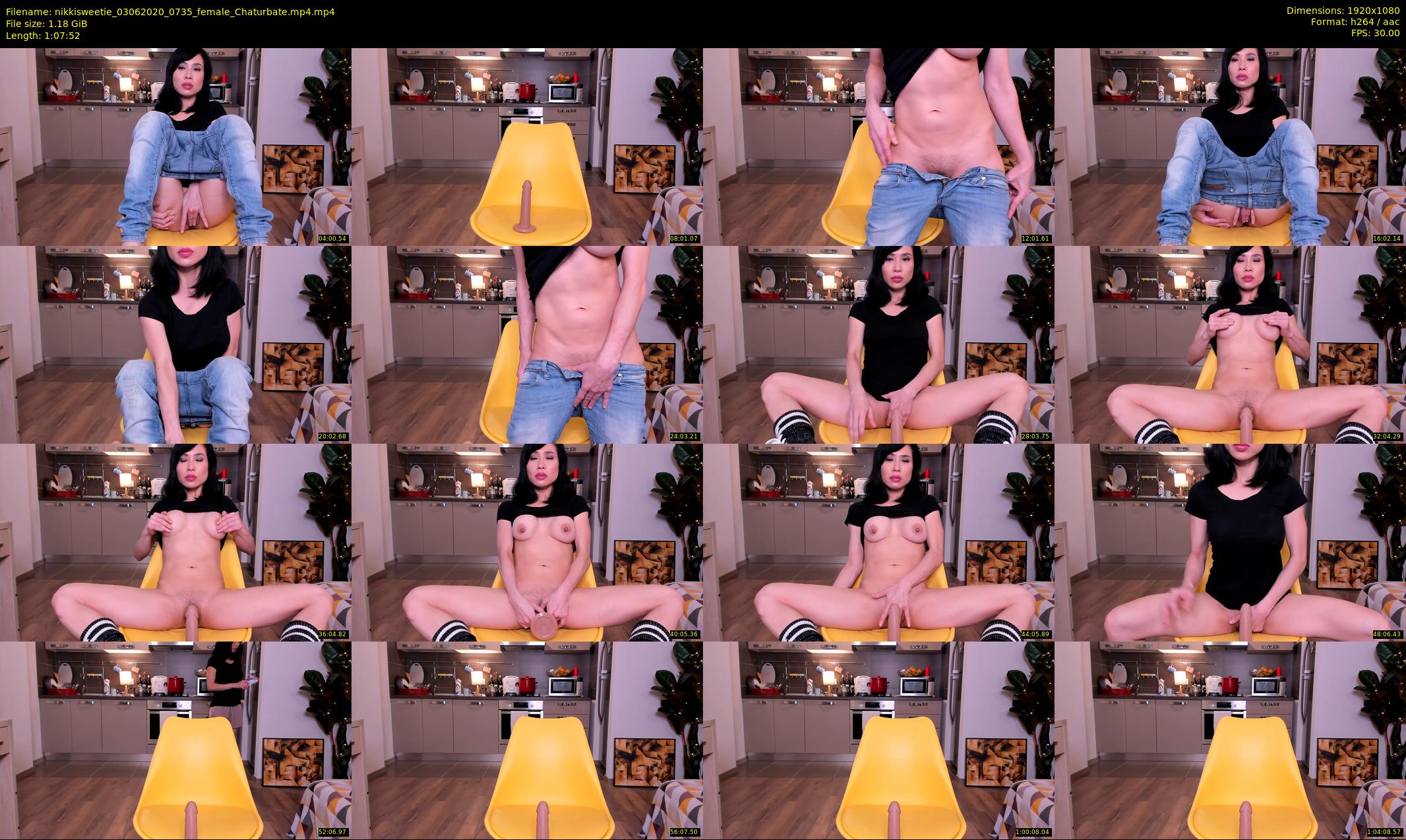 nikkisweetie — 68 minute Chaturbate female cam show recording, 1080p, Jun 3, 2020
