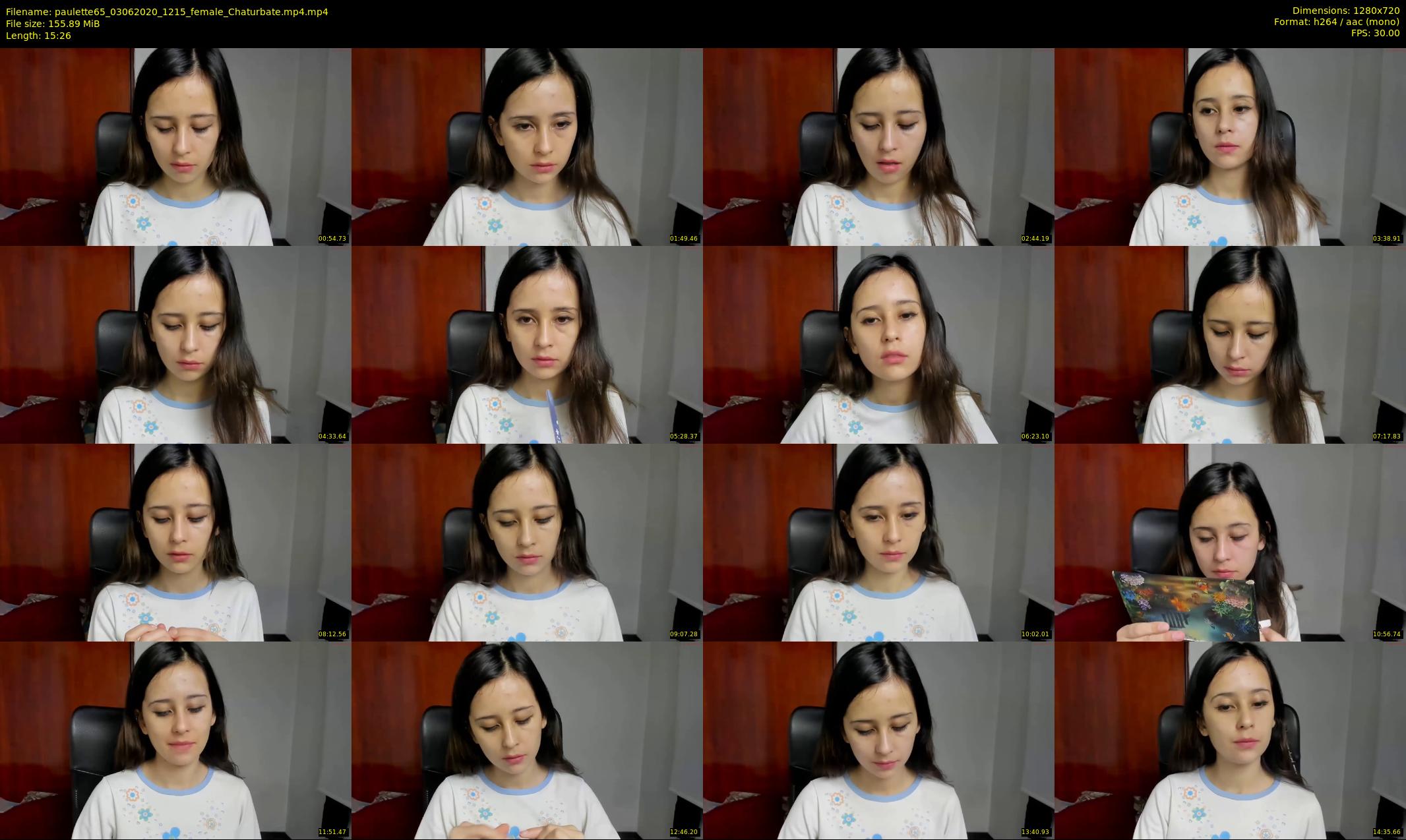 paulette65 — 16 minute Chaturbate female cam show recording, 720p, Jun 3, 2020