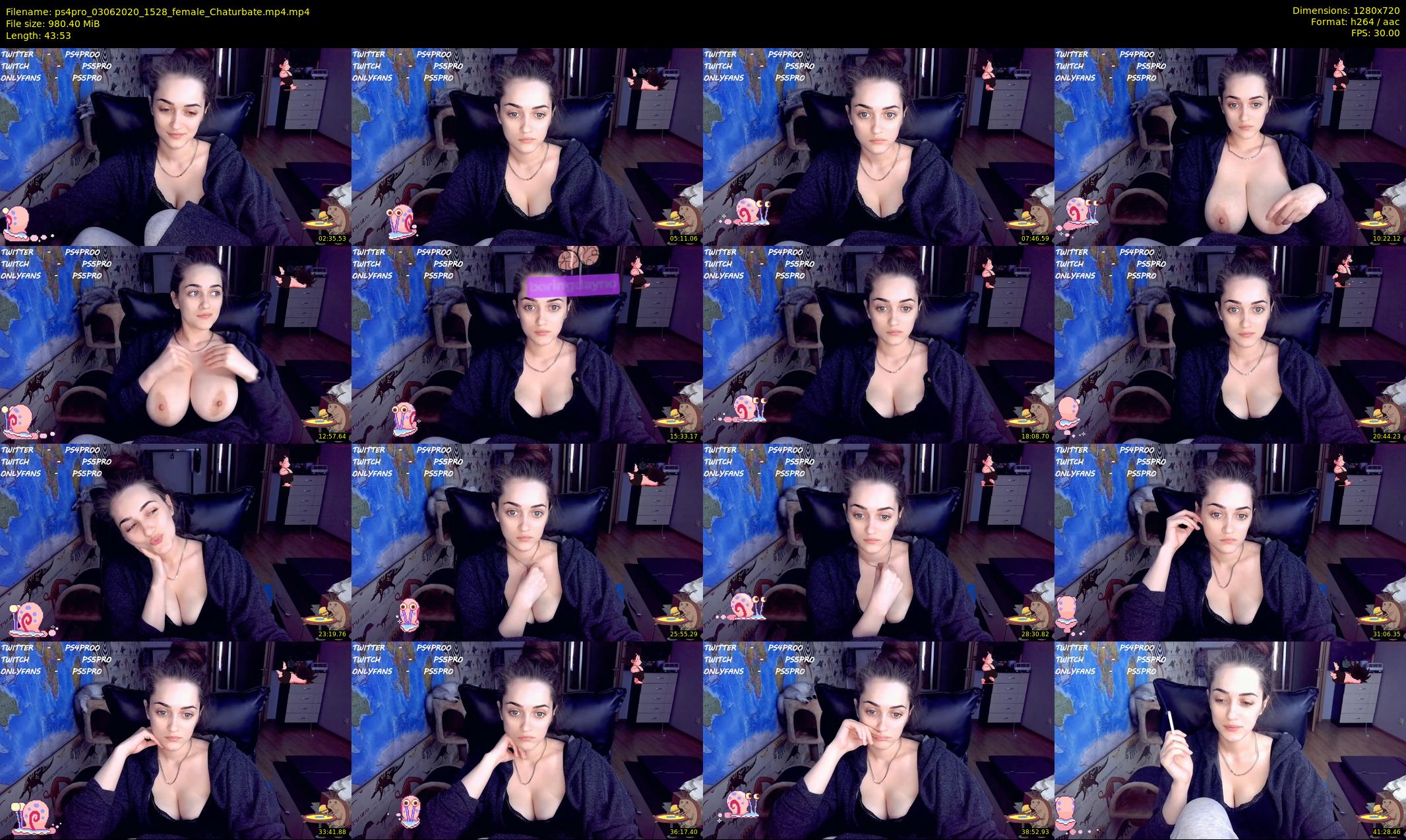 ps4pro — 44 minute Chaturbate female cam show recording, 720p, Jun 3, 2020