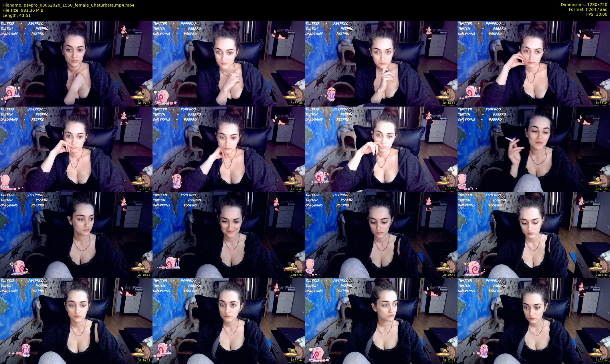 ps4pro — 44 minute Chaturbate female cam show recording, 720p, Jun 3, 2020
