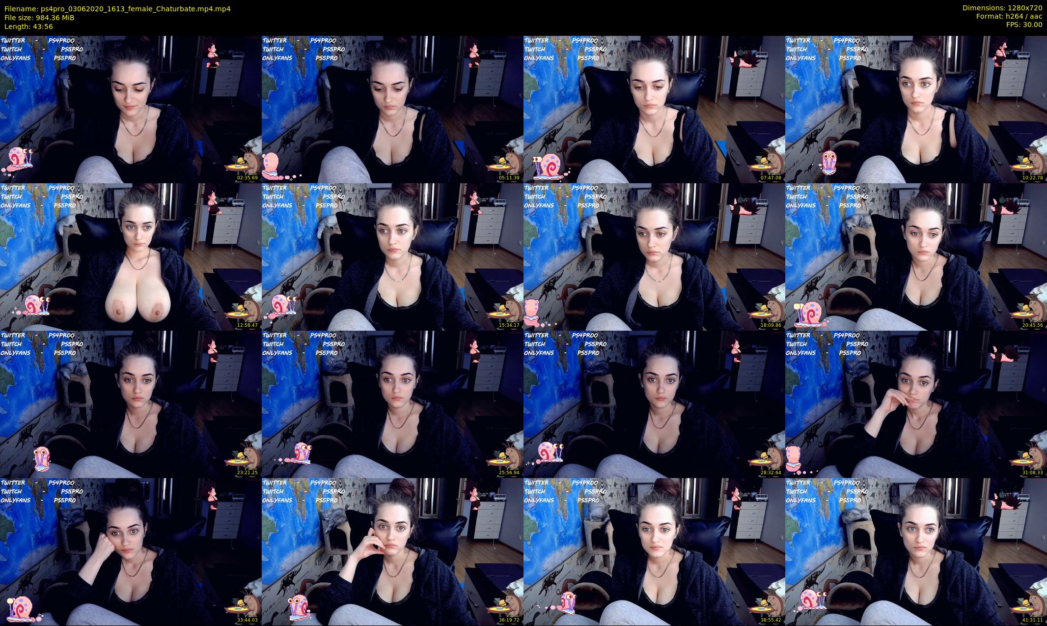 ps4pro — 44 minute Chaturbate female cam show recording, 720p, Jun 3, 2020