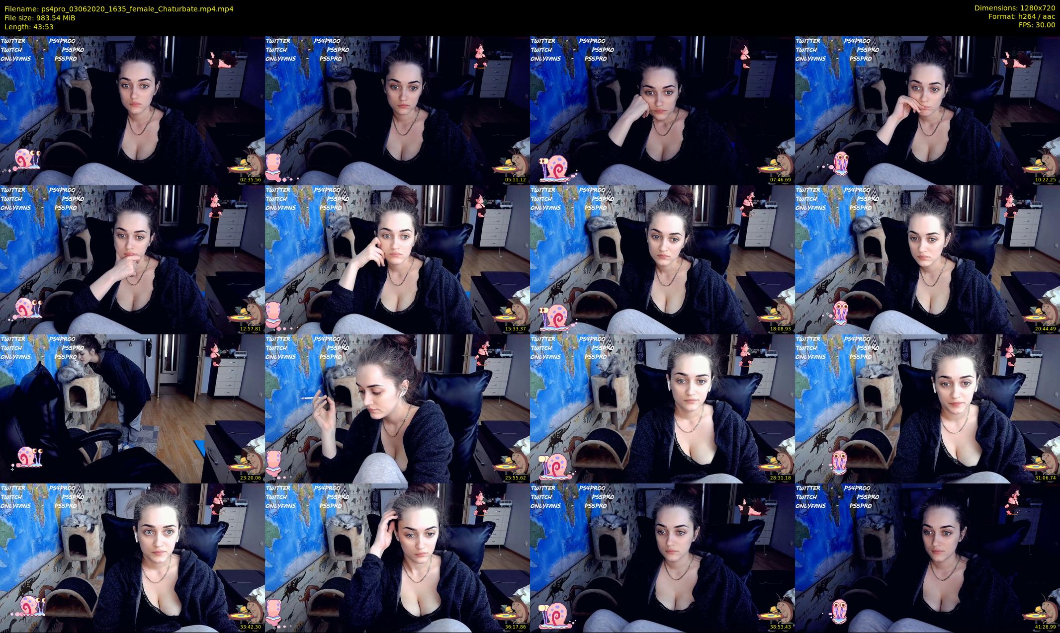 ps4pro — 44 minute Chaturbate female cam show recording, 720p, Jun 3, 2020