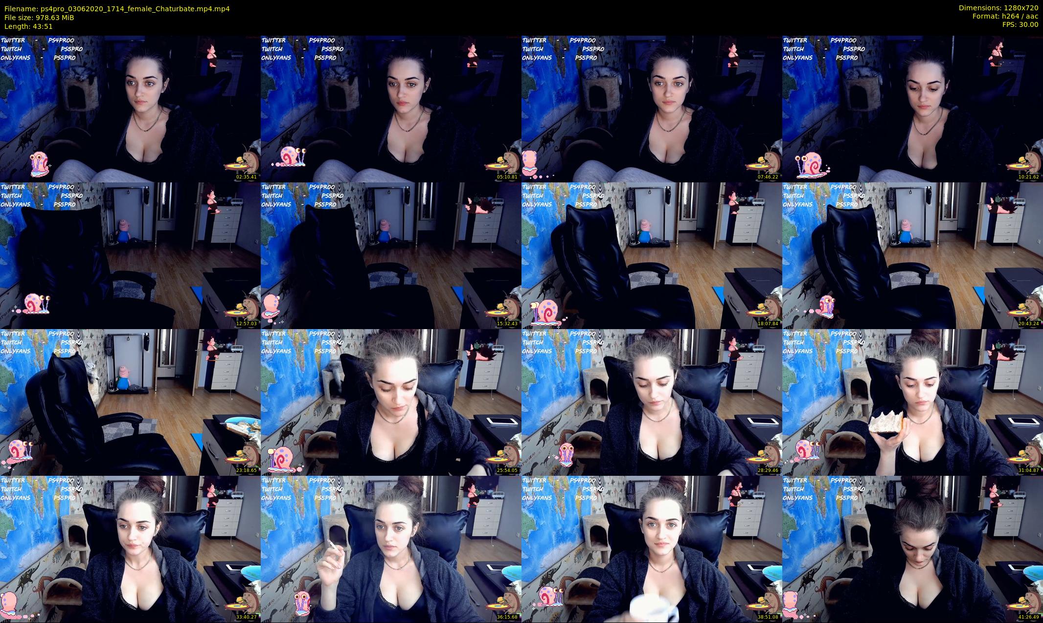 ps4pro — 44 minute Chaturbate female cam show recording, 720p, Jun 3, 2020