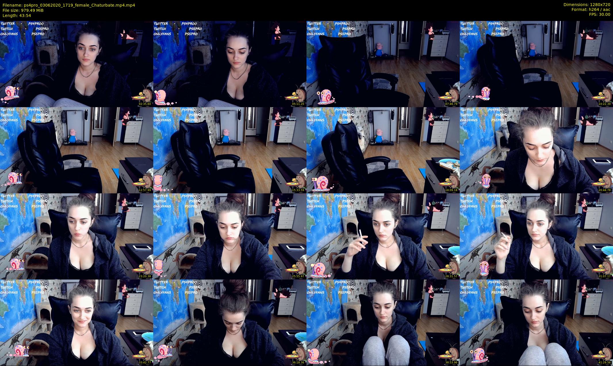 ps4pro — 44 minute Chaturbate female cam show recording, 720p, Jun 3, 2020