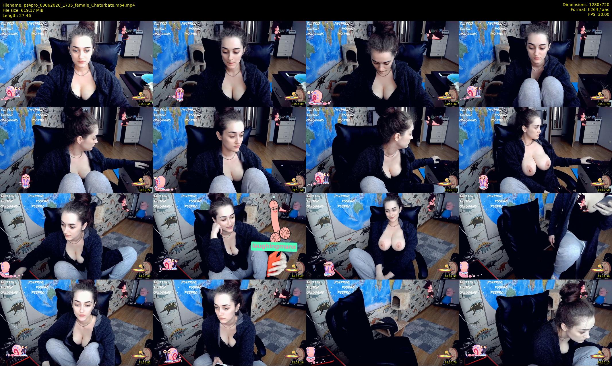 ps4pro — 28 minute Chaturbate female cam show recording, 720p, Jun 3, 2020