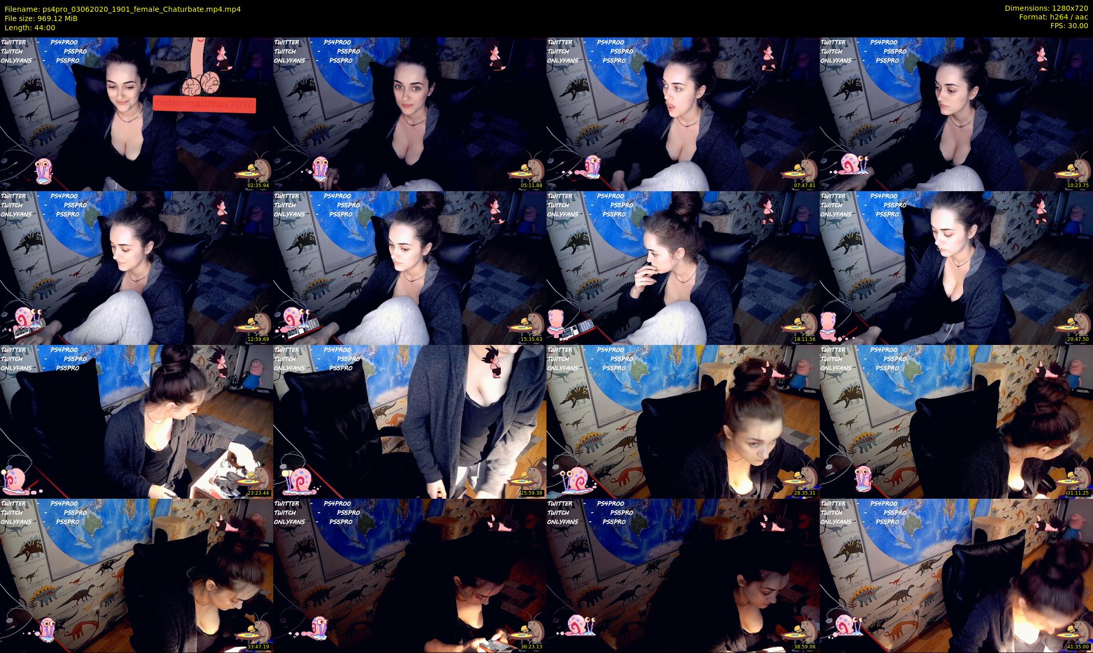 ps4pro — 44 minute Chaturbate female cam show recording, 720p, Jun 3, 2020