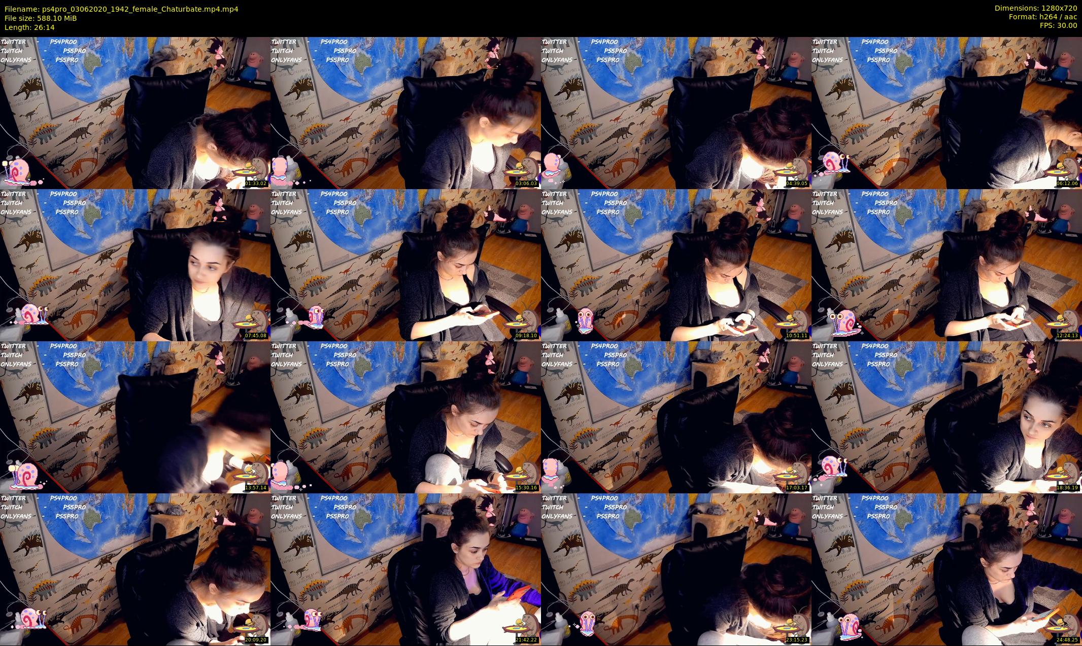 ps4pro — 27 minute Chaturbate female cam show recording, 720p, Jun 3, 2020