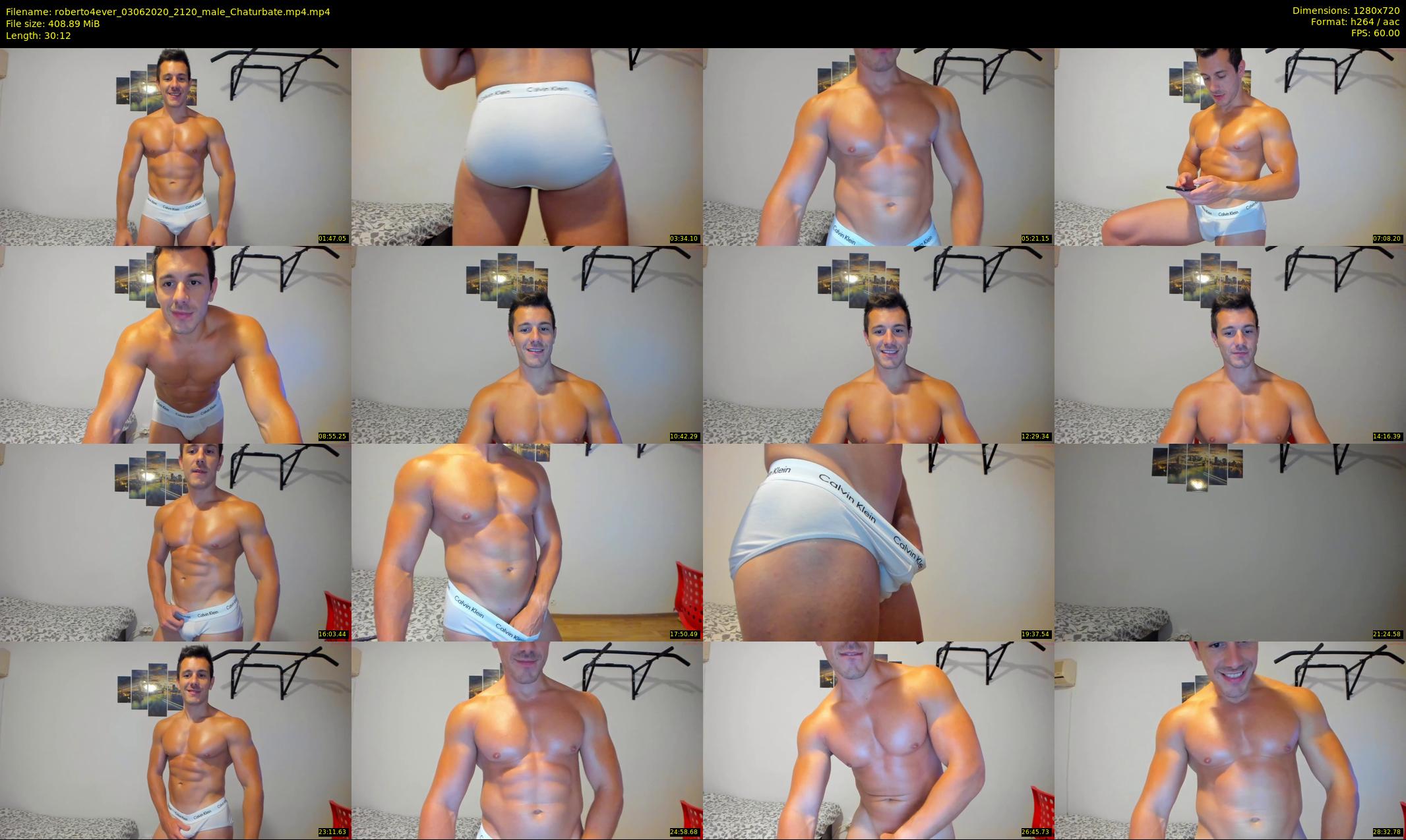 roberto4ever — 31 minute Chaturbate male cam show recording, 720p, Jun 3, 2020