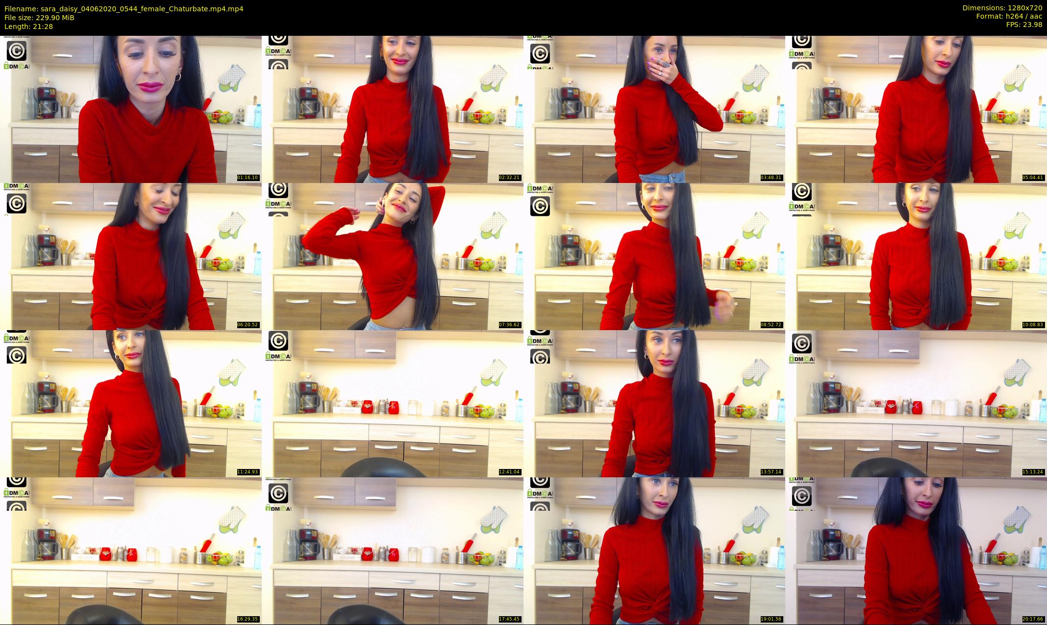 sara_daisy — 22 minute Chaturbate female cam show recording, 720p, Jun 4, 2020