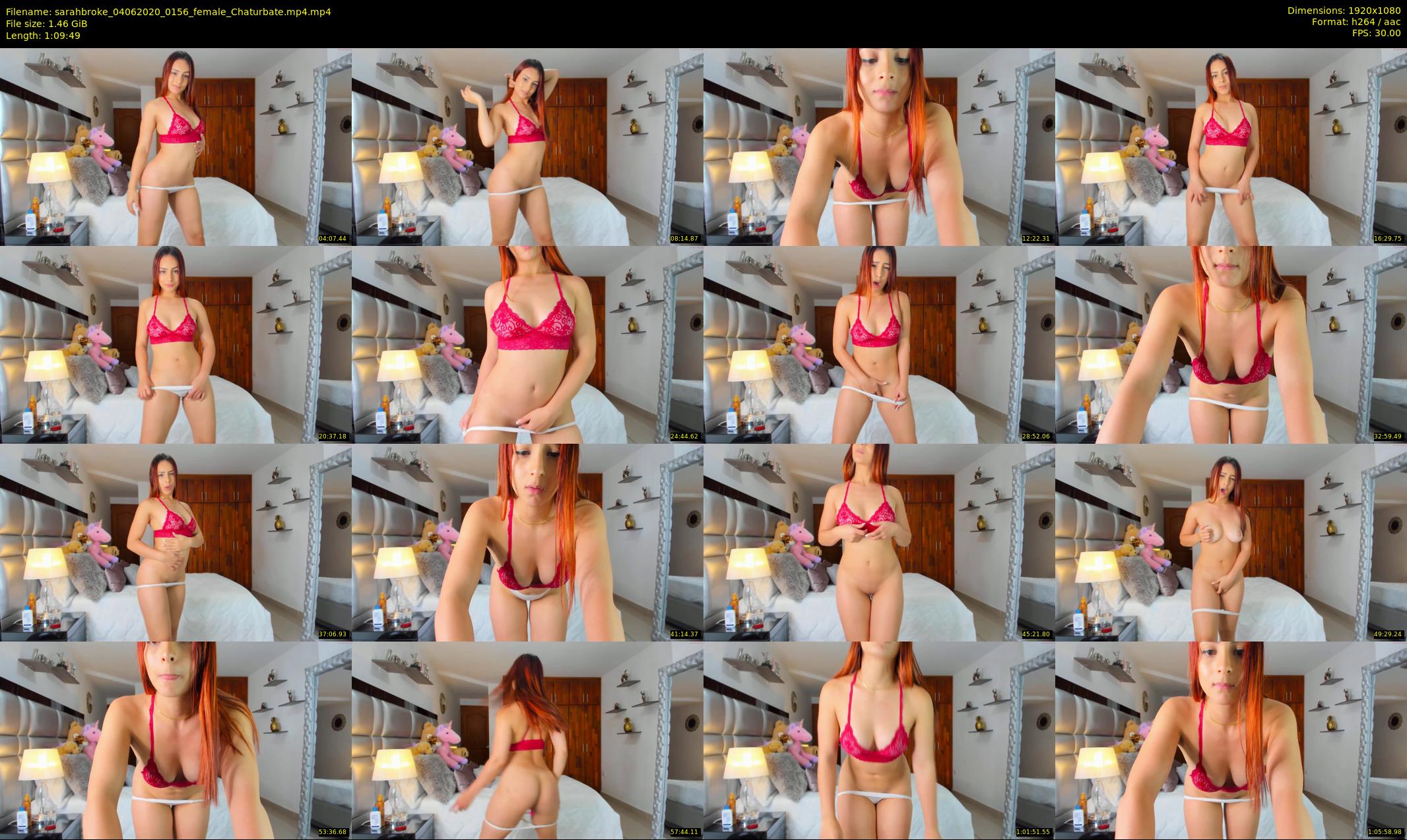 sarahbroke — 70 minute Chaturbate female cam show recording, 1080p, Jun 4, 2020