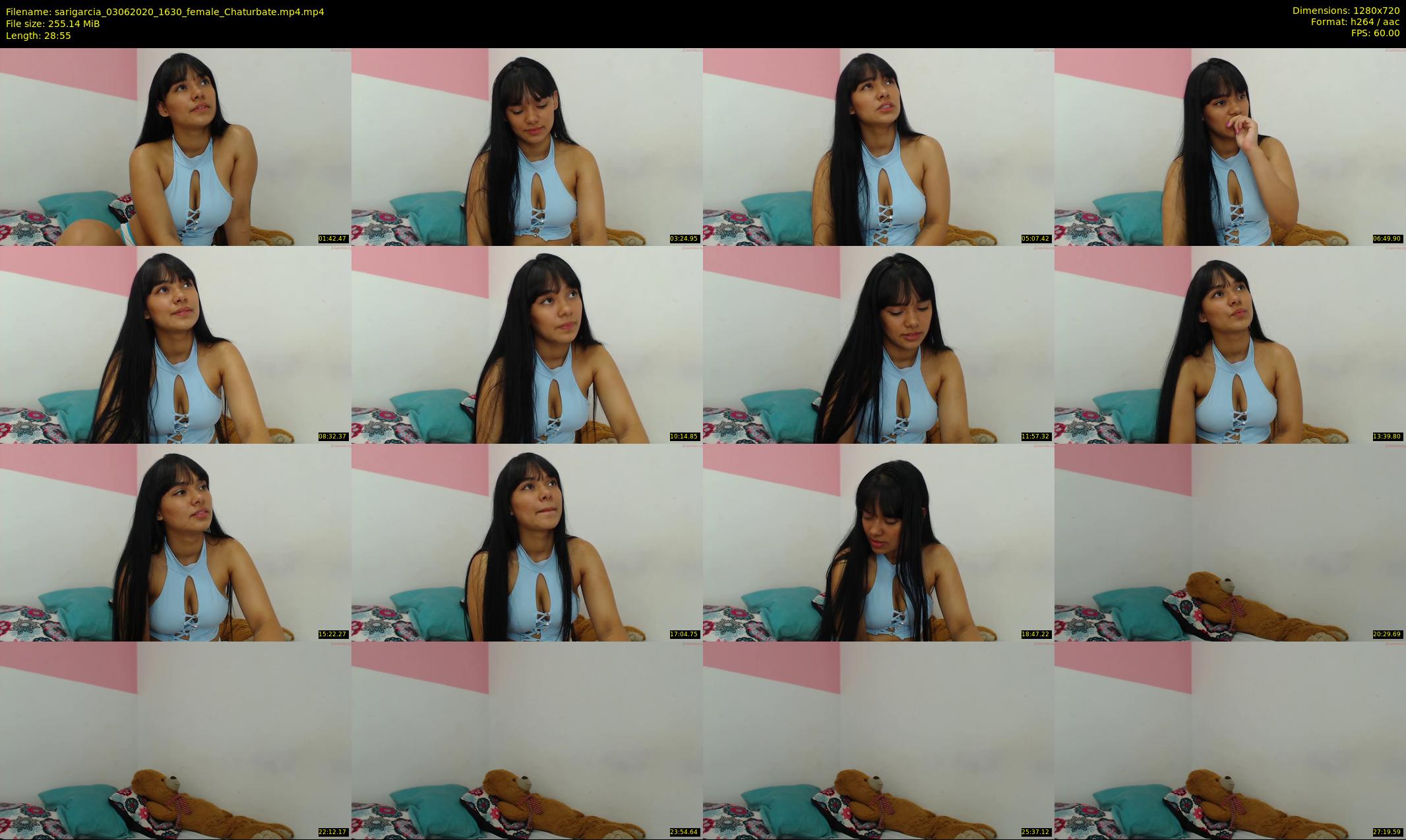 sarigarcia — 29 minute Chaturbate female cam show recording, 720p, Jun 3, 2020