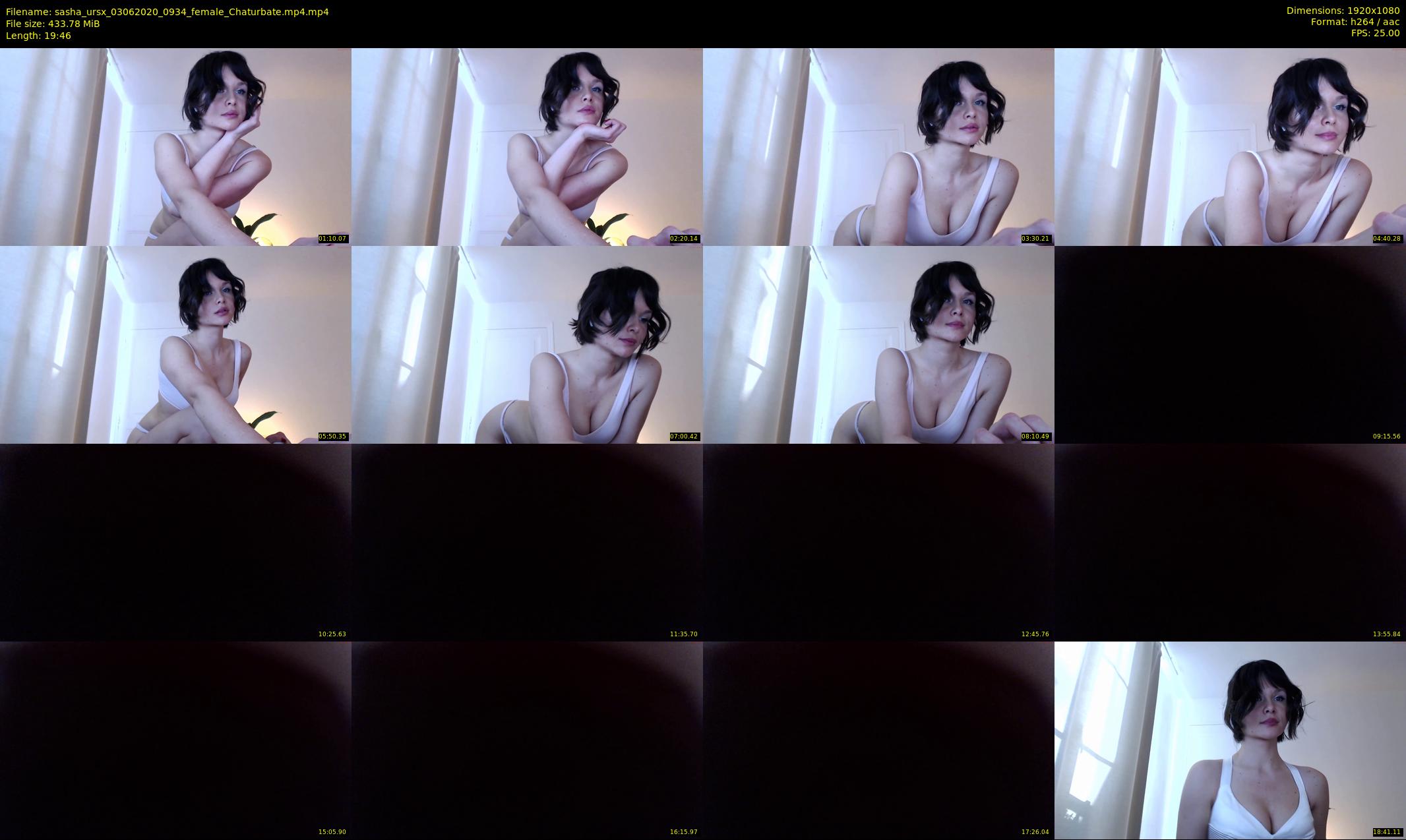sasha_ursx — 20 minute Chaturbate female cam show recording, 1080p, Jun 3, 2020