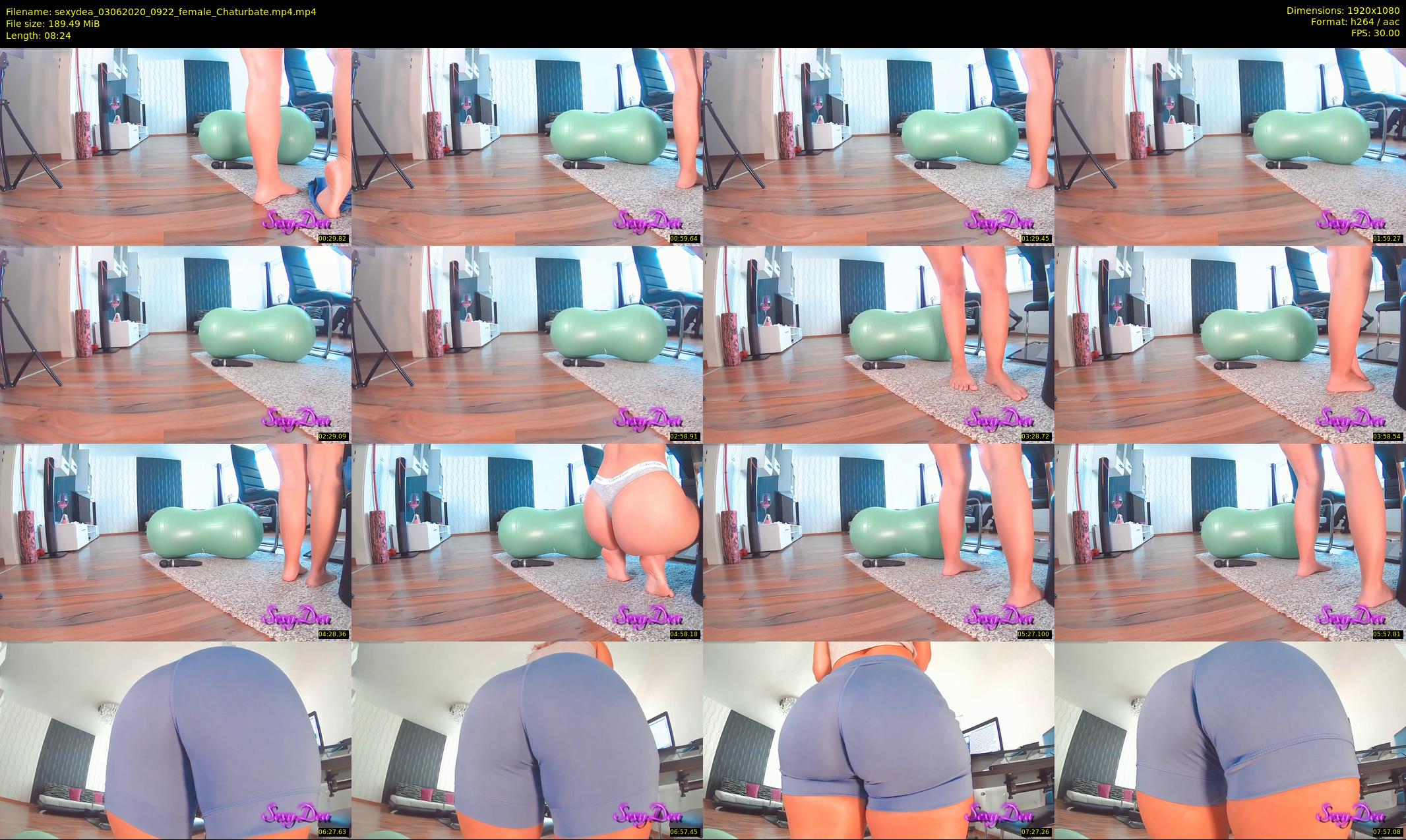 sexydea — 9 minute Chaturbate female cam show recording, 1080p, Jun 3, 2020