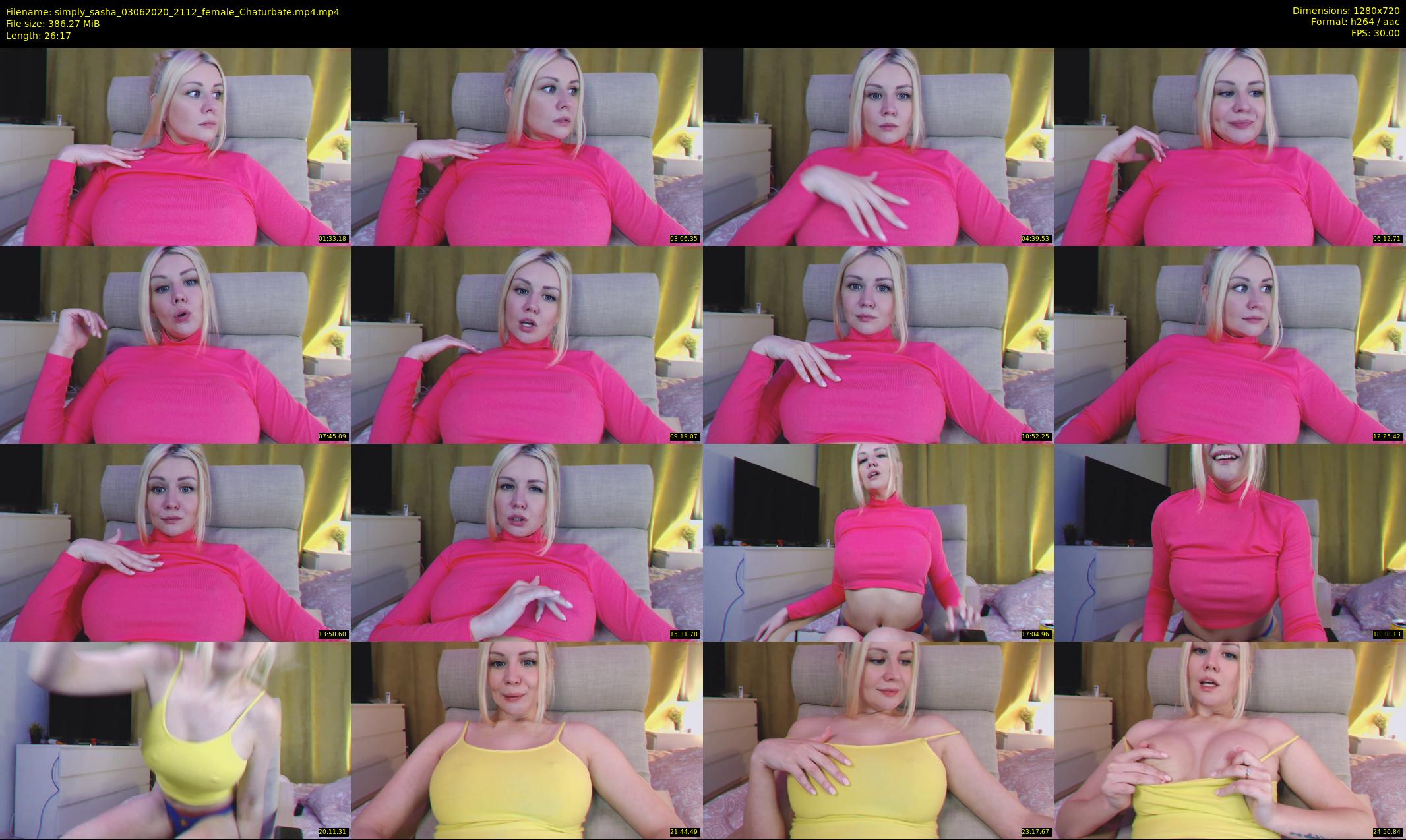 simply_sasha — 27 minute Chaturbate female cam show recording, 720p, Jun 3, 2020