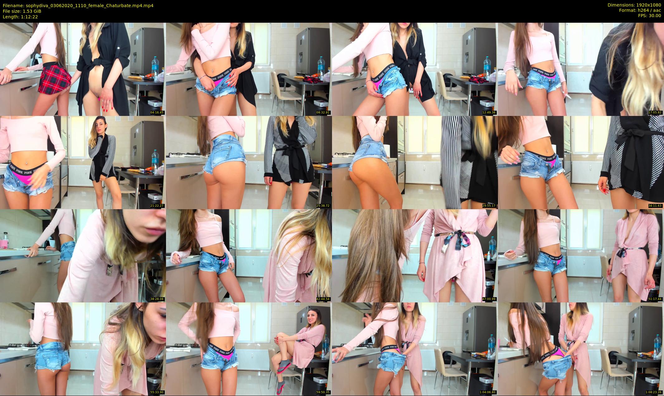 sophydiva — 73 minute Chaturbate female cam show recording, 1080p, Jun 3, 2020