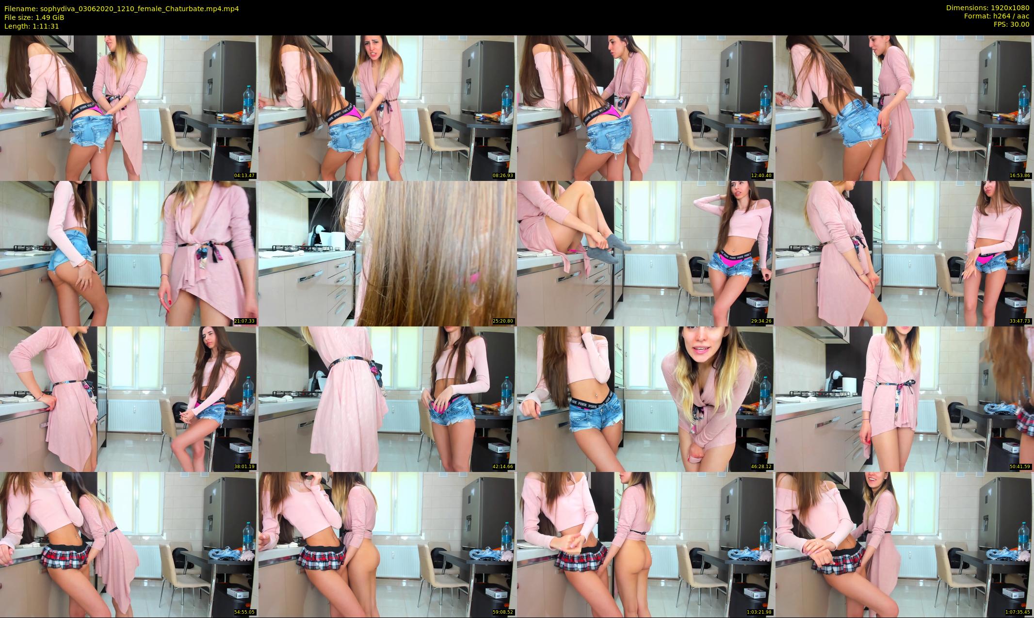 sophydiva — 72 minute Chaturbate female cam show recording, 1080p, Jun 3, 2020