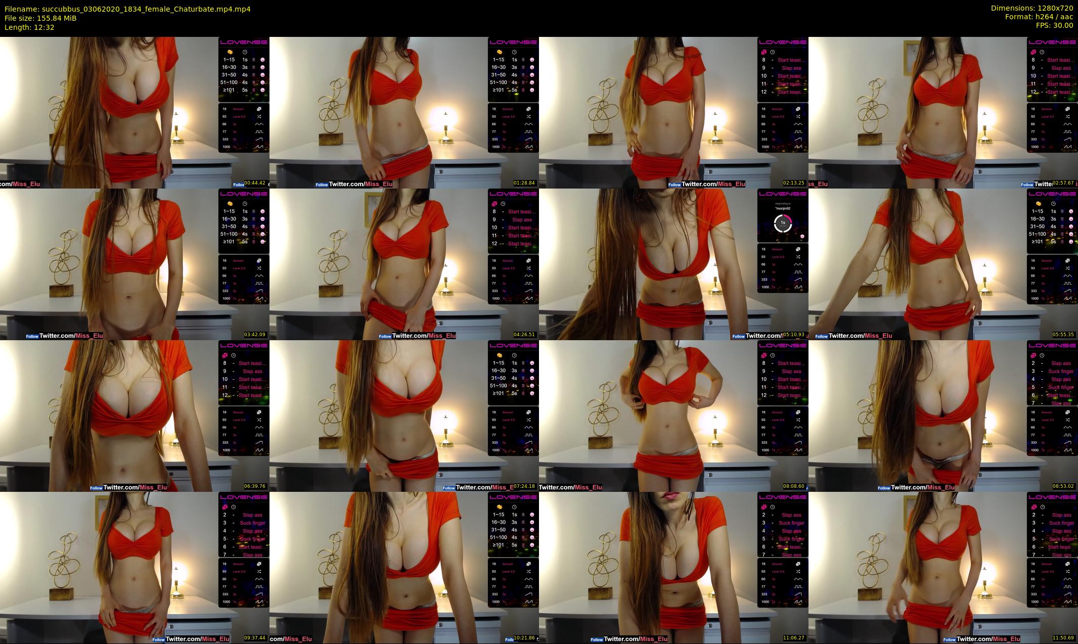 succubbus — 13 minute Chaturbate female cam show recording, 720p, Jun 3, 2020
