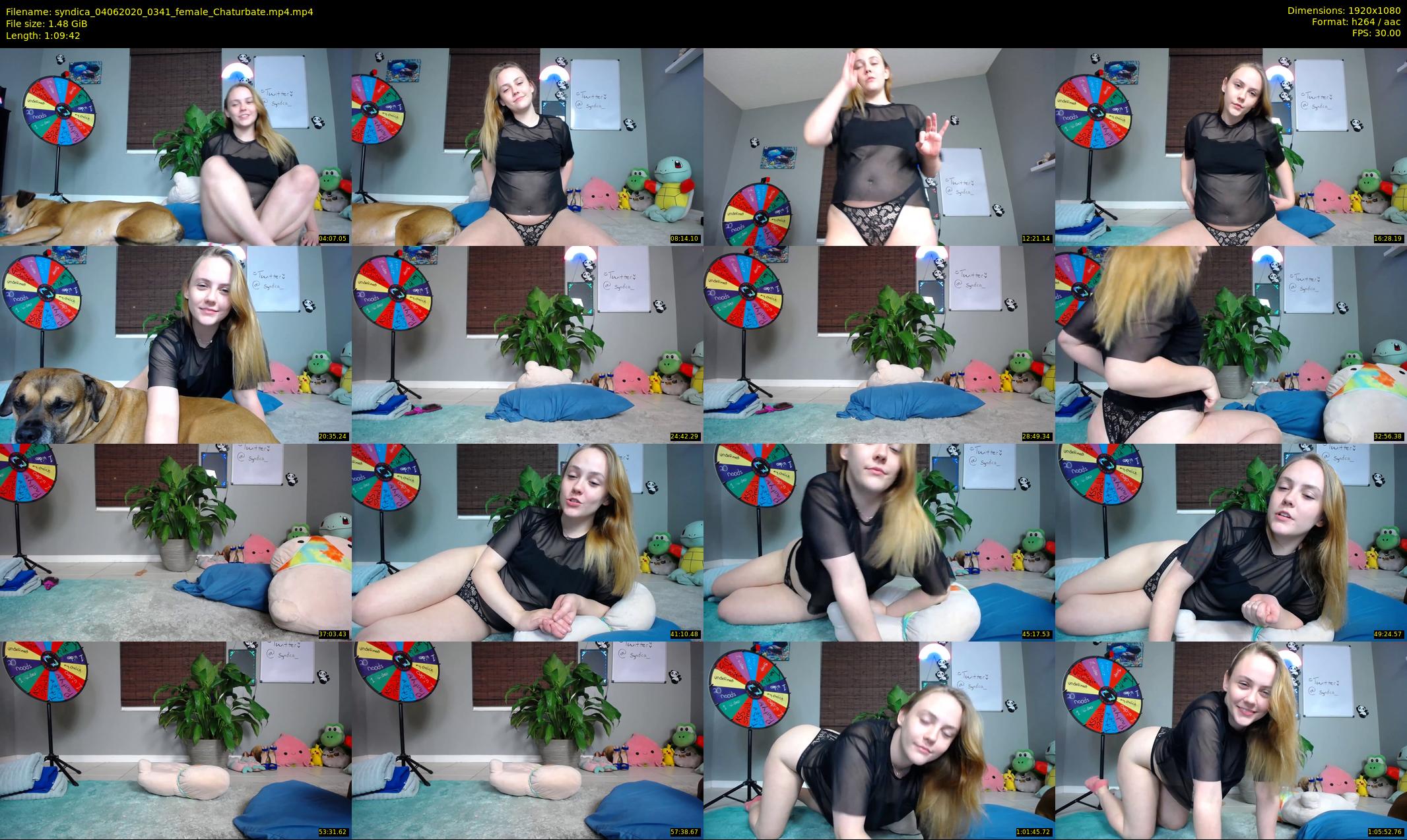 syndica — 70 minute Chaturbate female cam show recording, 1080p, Jun 4, 2020