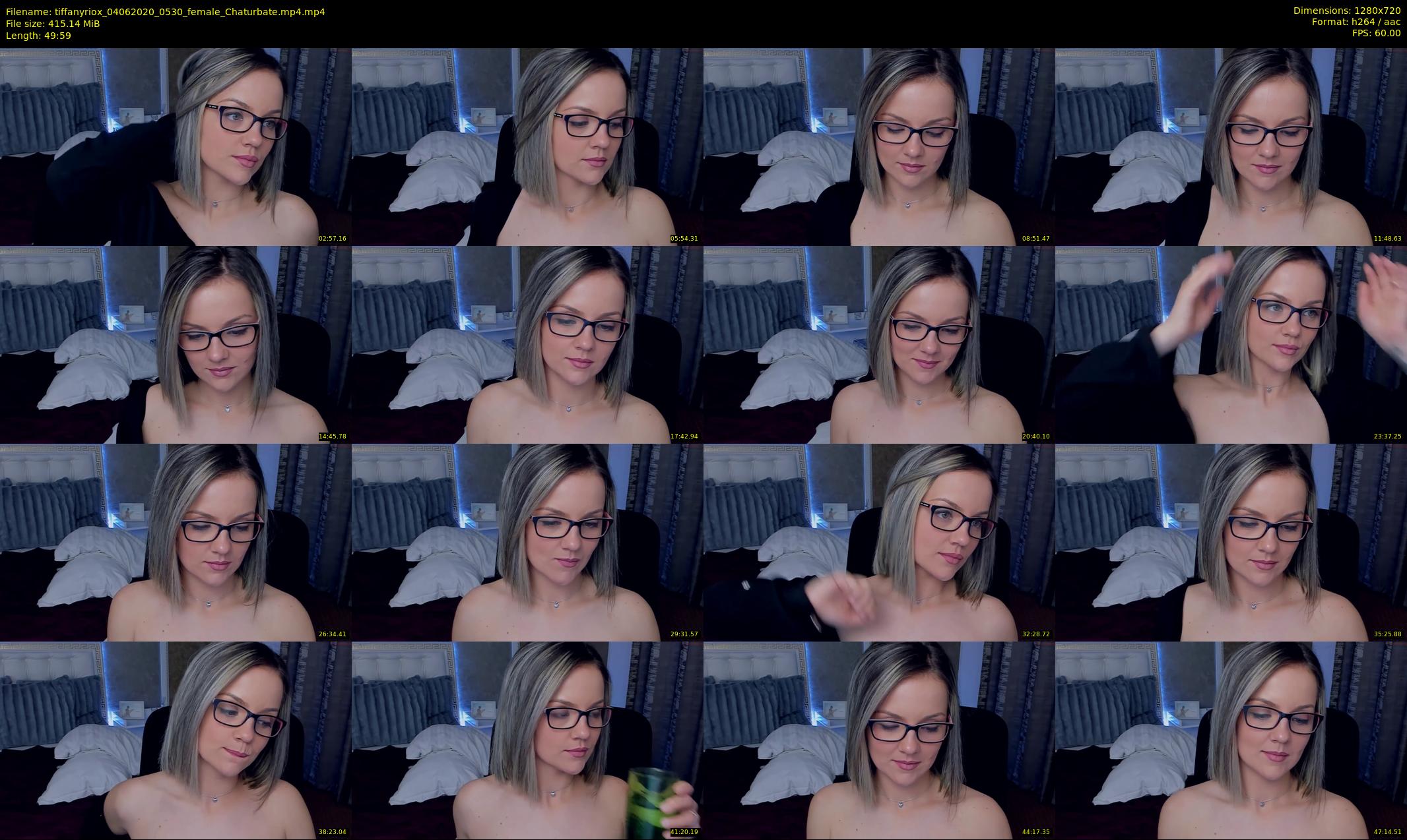 tiffanyriox — 50 minute Chaturbate female cam show recording, 720p, Jun 4, 2020