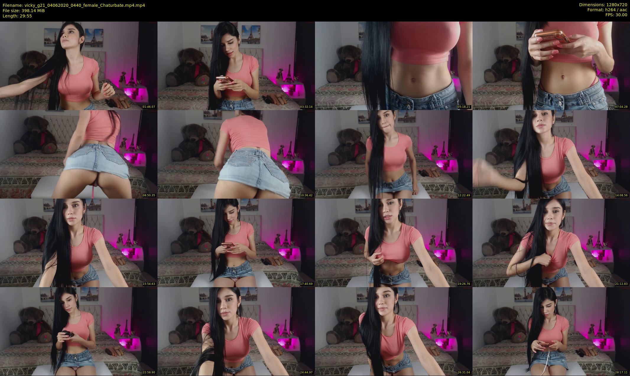 vicky_g21 — 30 minute Chaturbate female cam show recording, 720p, Jun 4, 2020