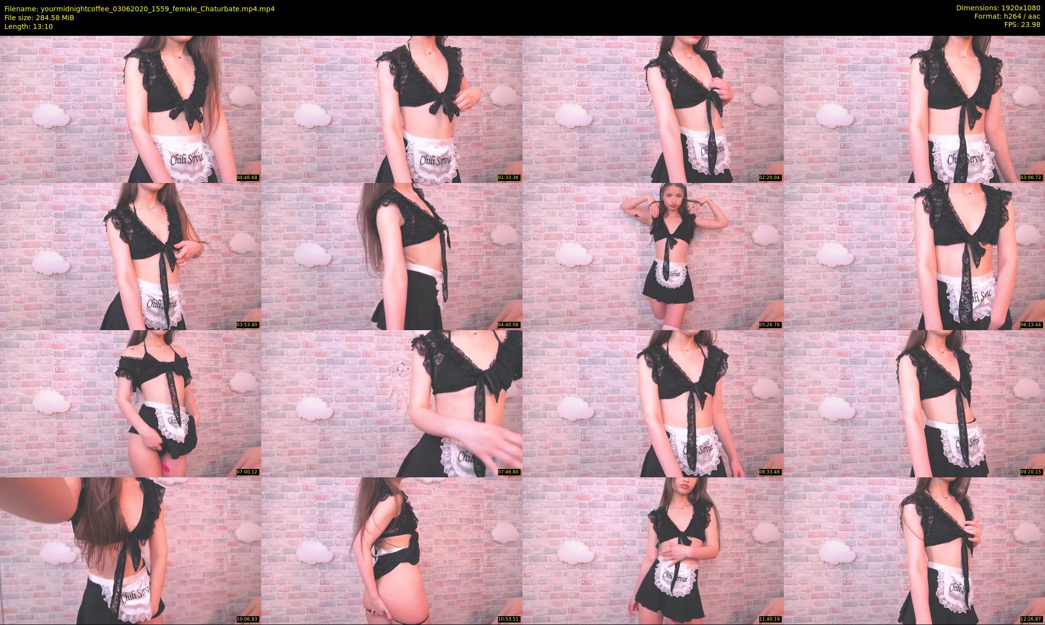 yourmidnightcoffee — 14 minute Chaturbate female cam show recording, 1080p, Jun 3, 2020