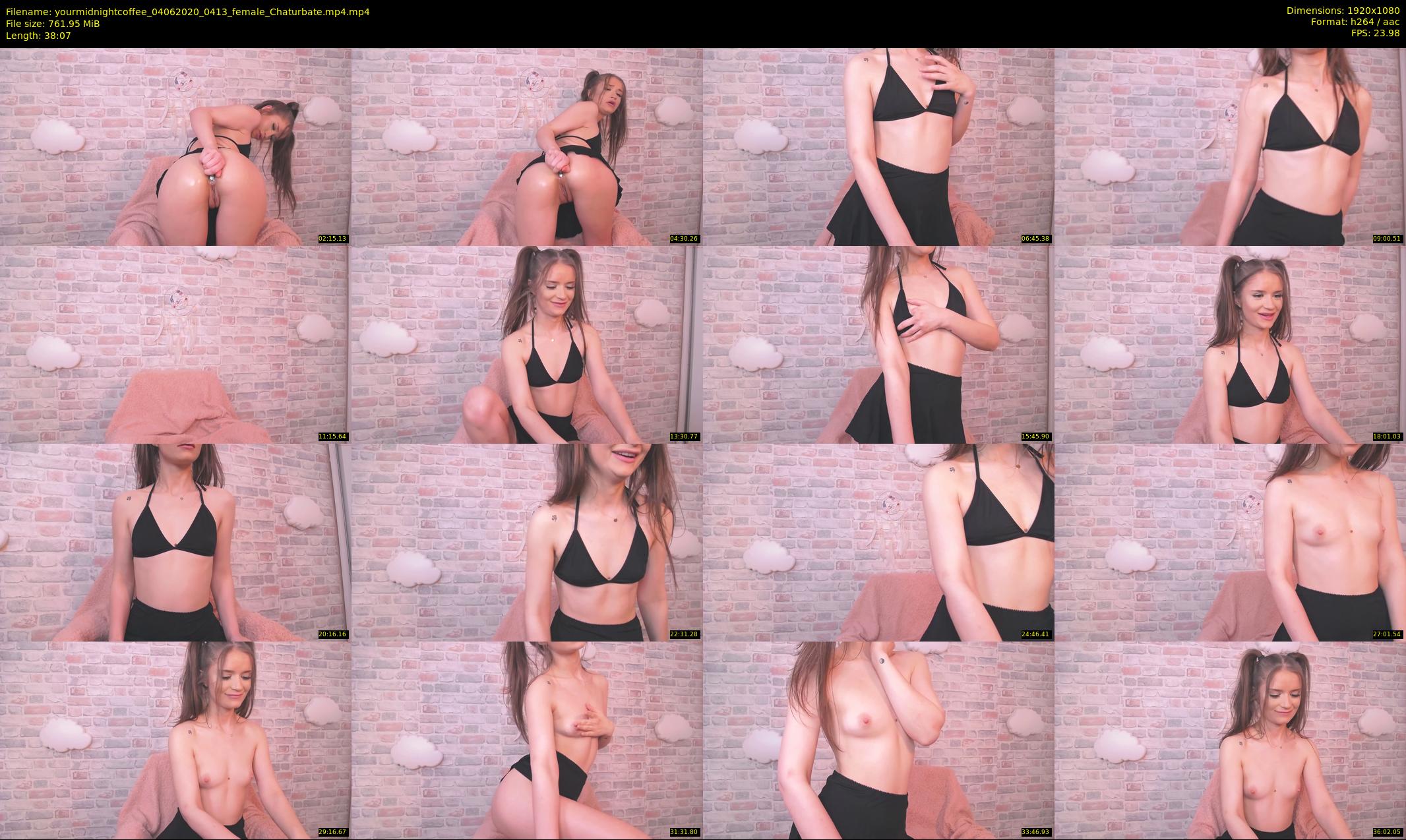 yourmidnightcoffee — 39 minute Chaturbate female cam show recording, 1080p, Jun 4, 2020