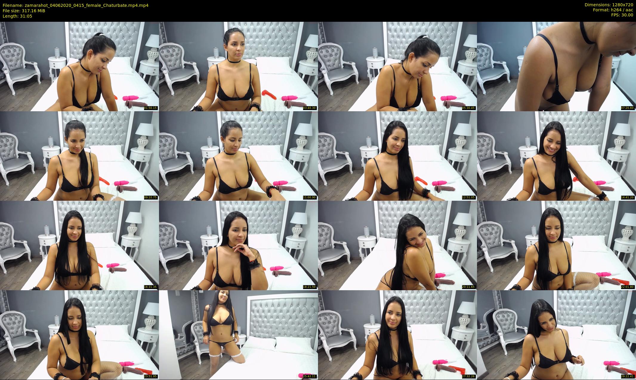 zamarahot — 32 minute Chaturbate female cam show recording, 720p, Jun 4, 2020